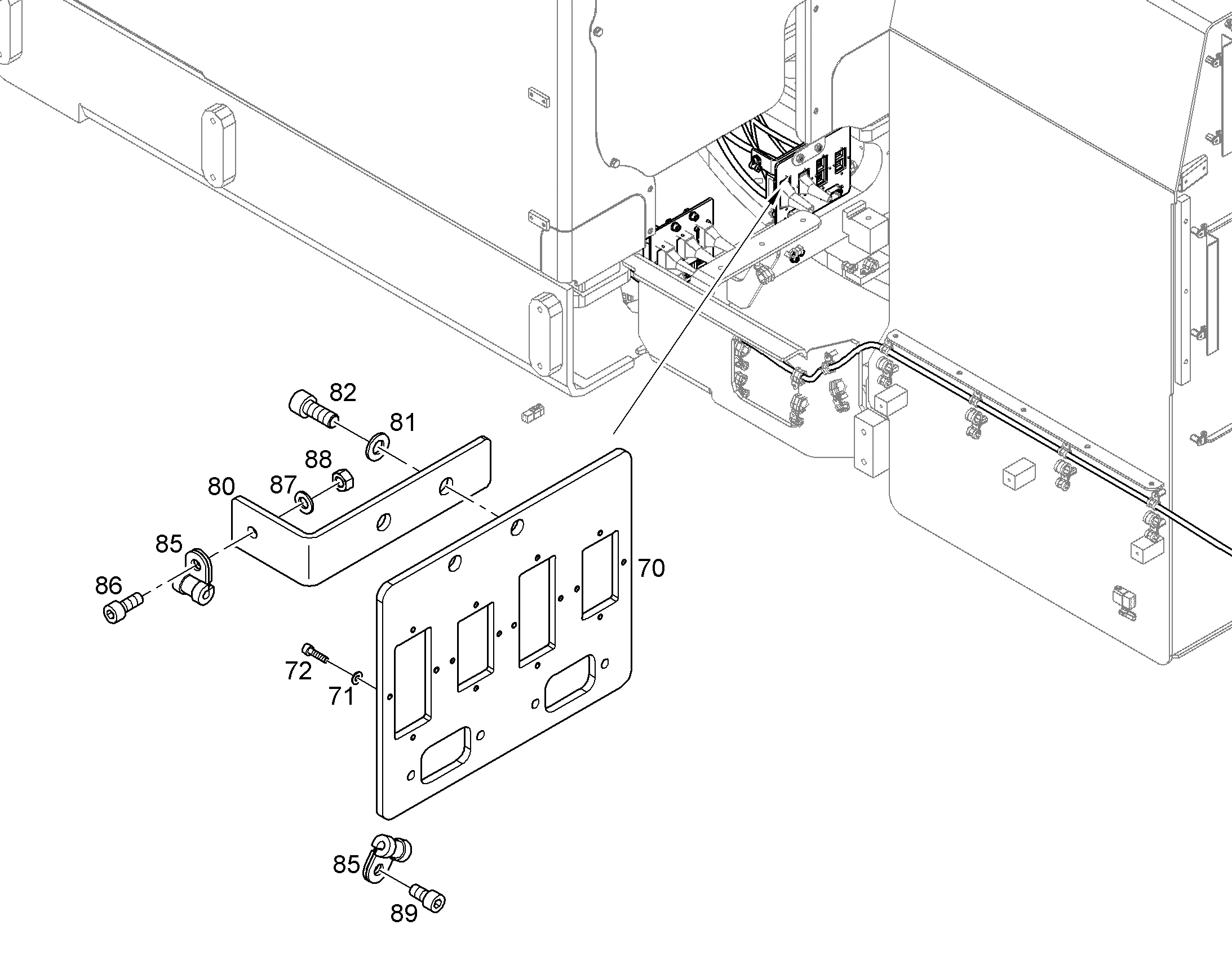 КОНСОЛЬ 11476382 LIEBHERR