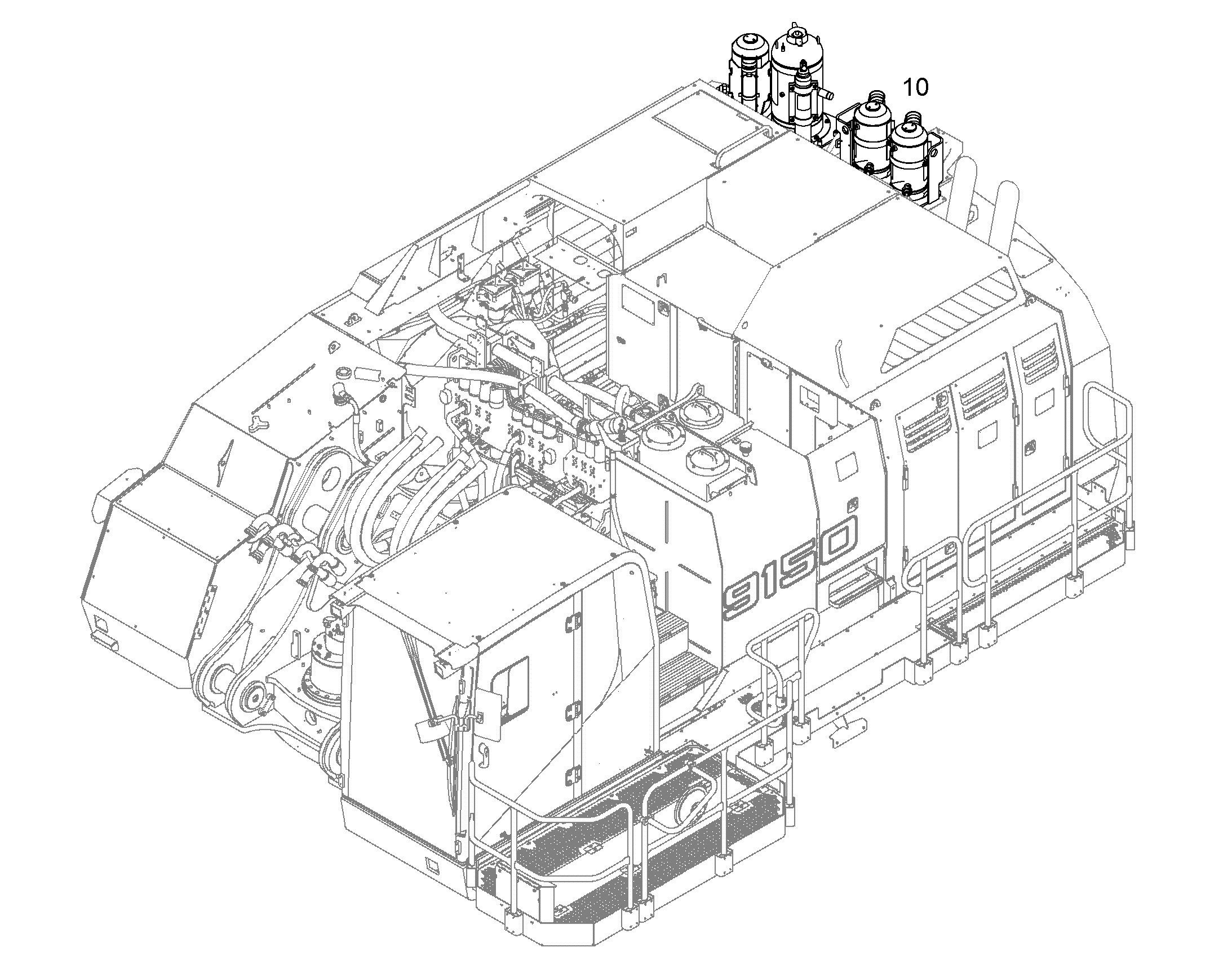 ПОЖАРНАЯ СИСТЕМА ПОРОШОК 9150 11750225 LIEBHERR