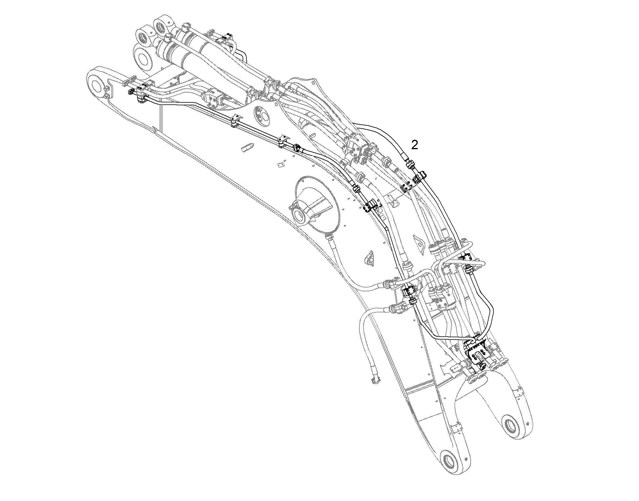 ПРОВОДКА МОНТАЖ AHS 11069435 LIEBHERR