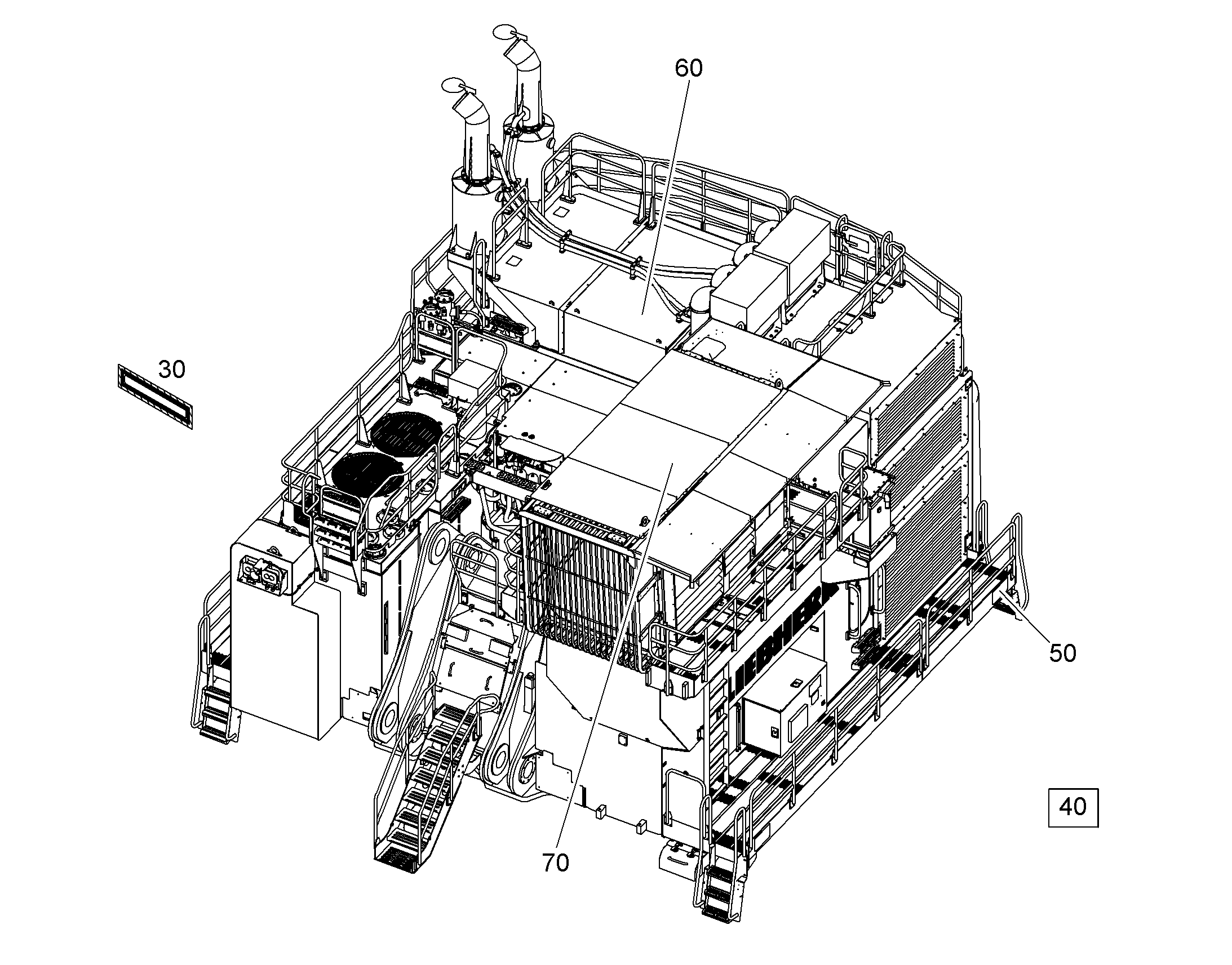 МОНТ.ДЕТАЛИ ОБШИВКИ ГЕНЕРАТОРА 11472344 LIEBHERR
