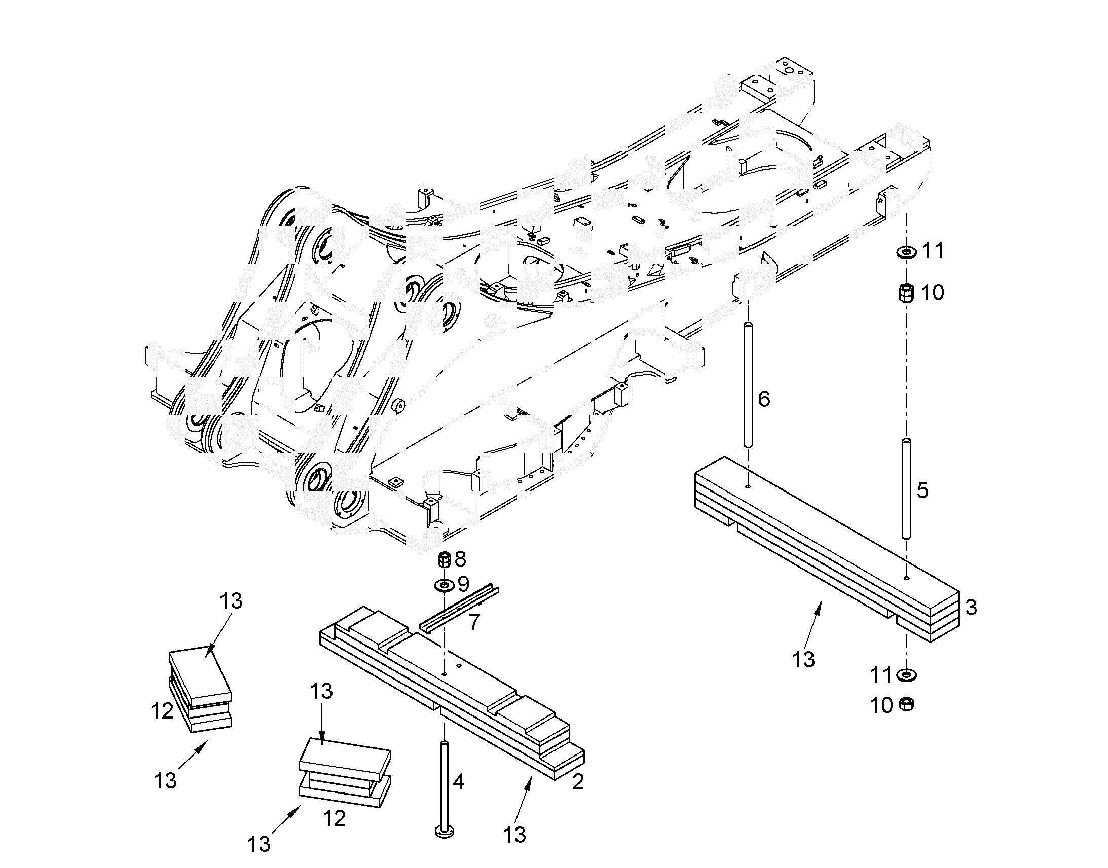 ПРОТИВОСКОЛЬЗЯЩИЙ КОВРИК 11693274 LIEBHERR