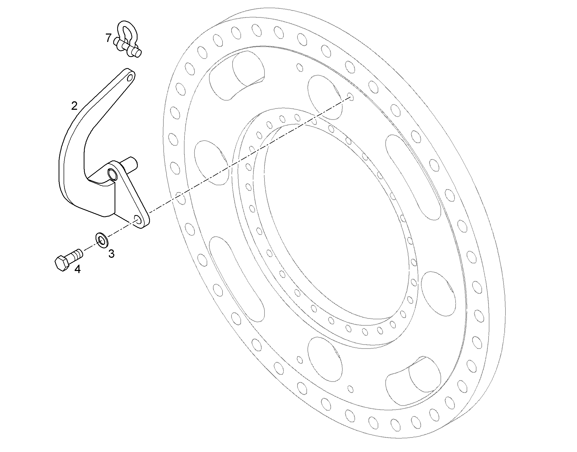 СКОБА 10283197 LIEBHERR