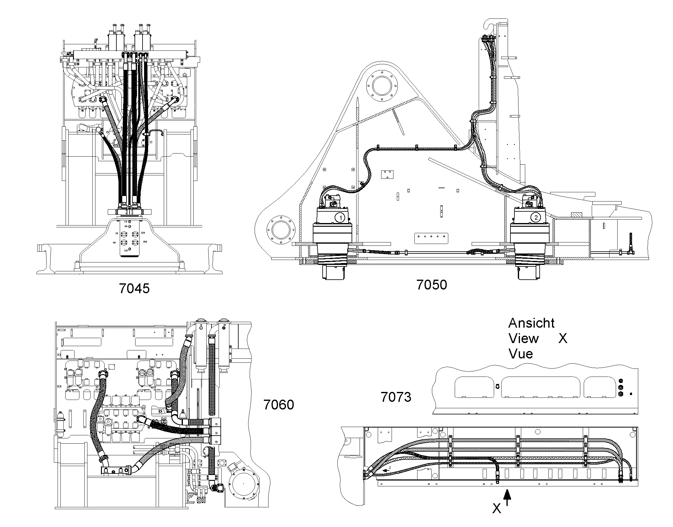 ШЛАНГИ СОЕДИНИТЕЛЬНЫЕ 11073680 LIEBHERR