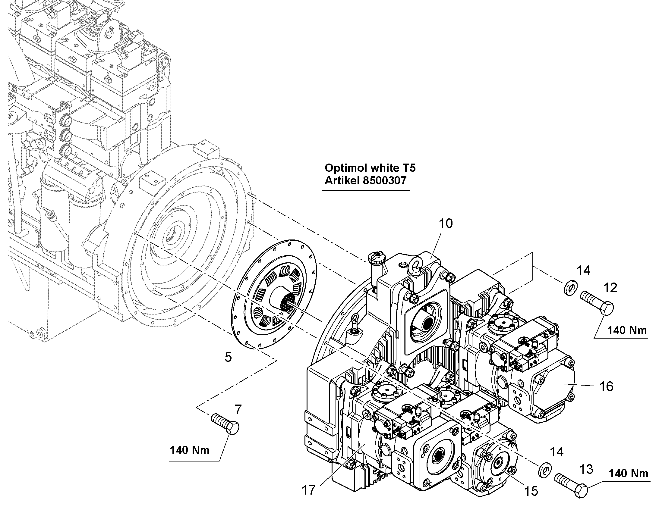 АГРЕГАТ МНОГОКОНТУРНЫЙ 10137164 LIEBHERR