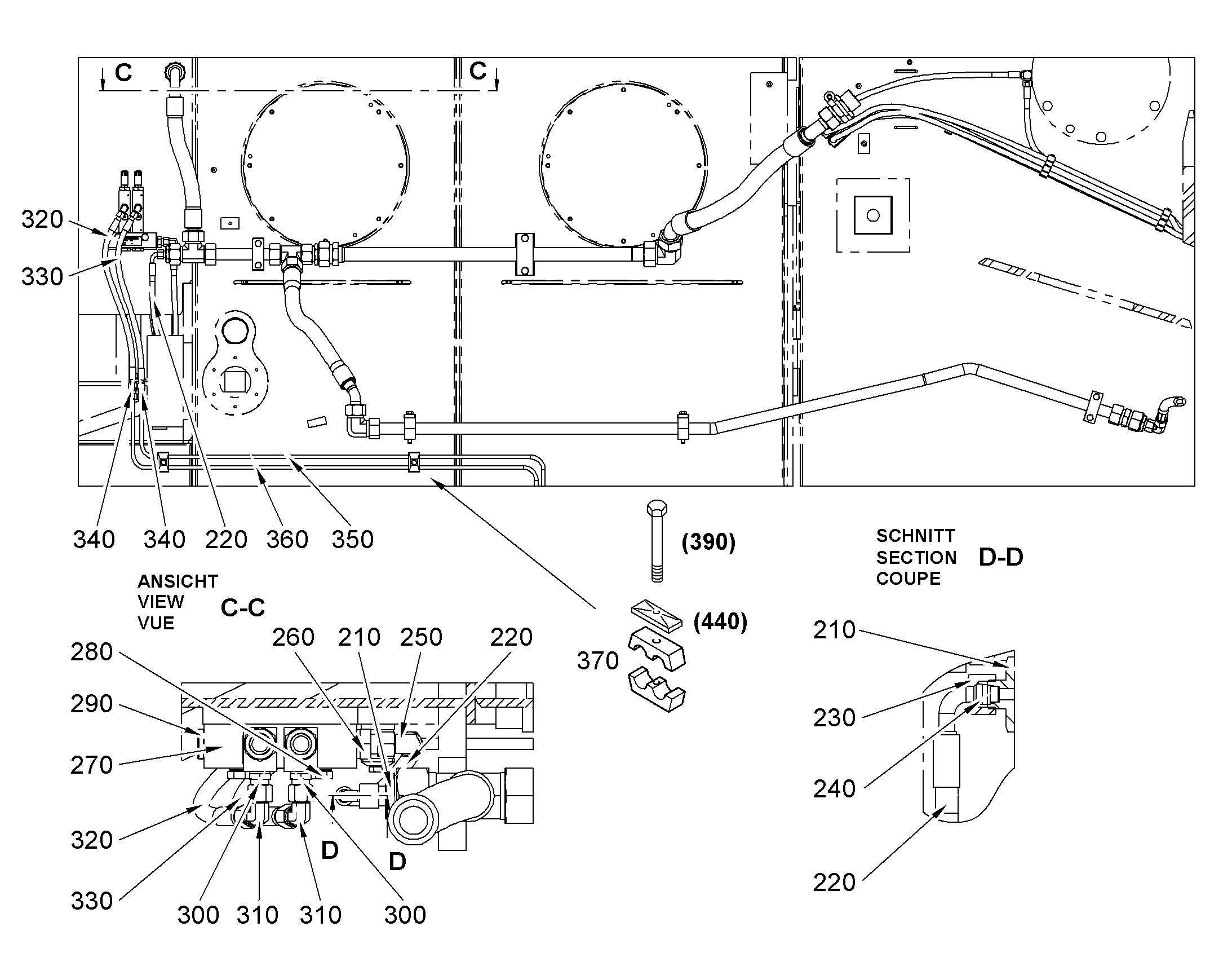 БОЛТ С ШЕСТИГРАННОЙ ГОЛОВКОЙ ISO 4017 M12X55 10.9 A3C 4902260 LIEBHERR