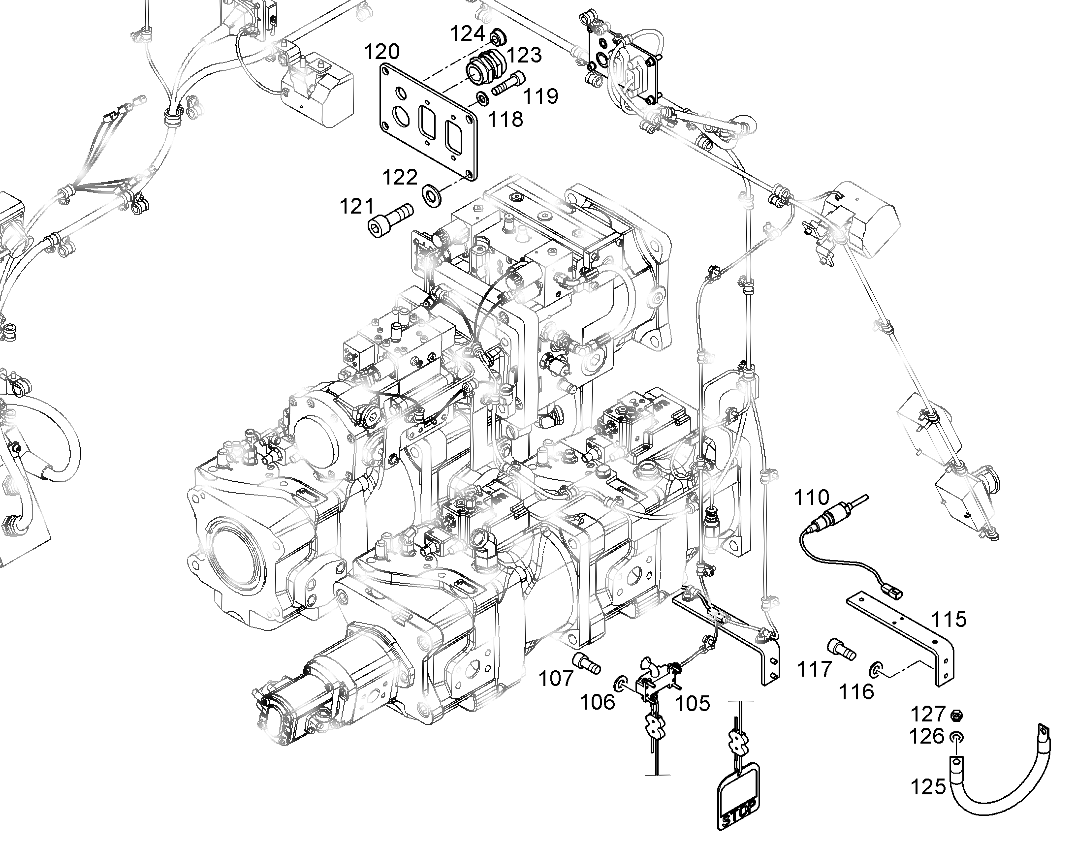 ВЫКЛЮЧАТЕЛЬ АВАРИЙНЫЙ 11472911 LIEBHERR