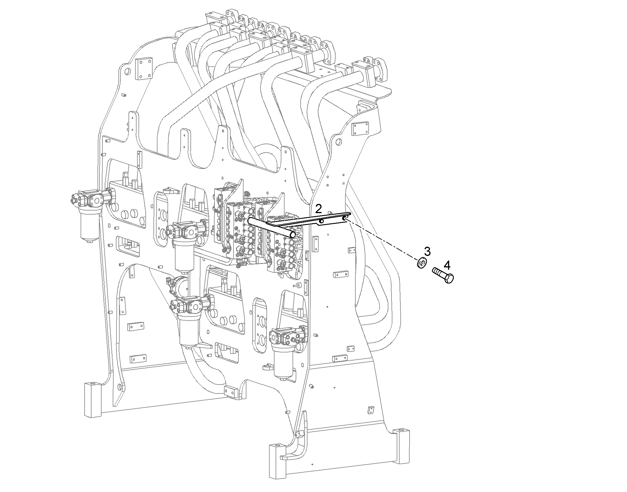 GUARD RAILING CONTROL VALVE 11479235 LIEBHERR