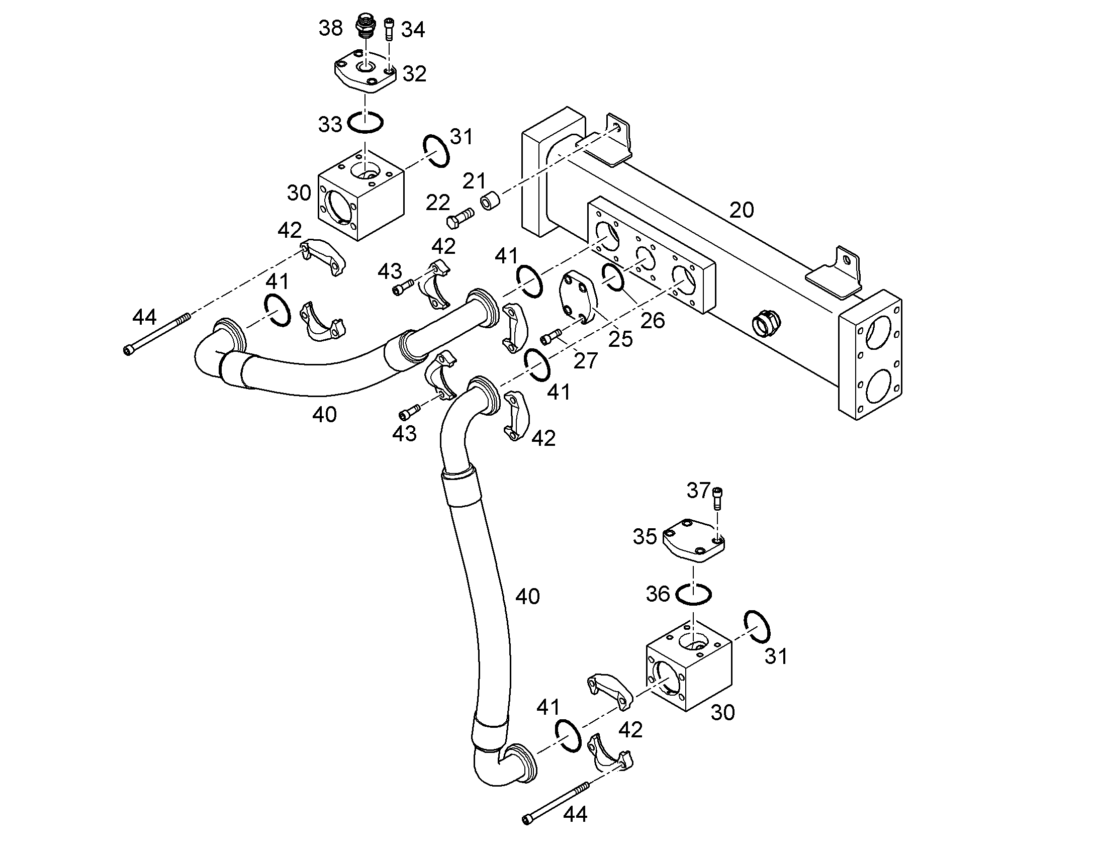 ФЛАНЕЦ-ЗАГЛУШКА SAE SAE 2 1/2' CODE 61 11480057 LIEBHERR