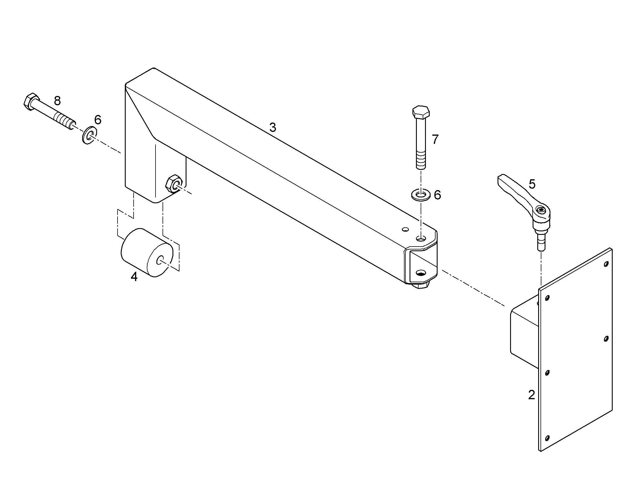 ROLLER FOR FOOT SUPPORT 11479612 LIEBHERR