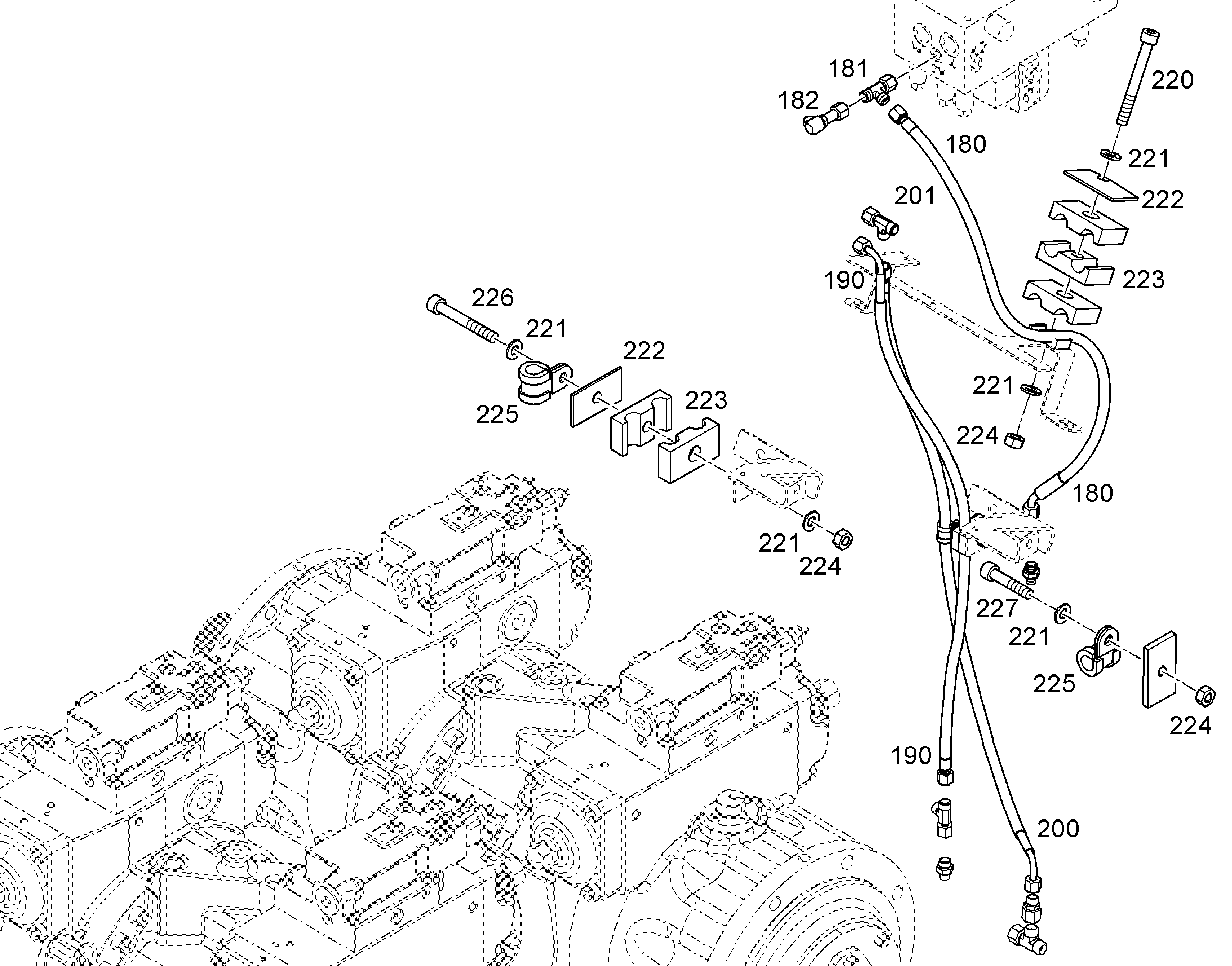 ШЛАНГ 8X1150 10409416 LIEBHERR