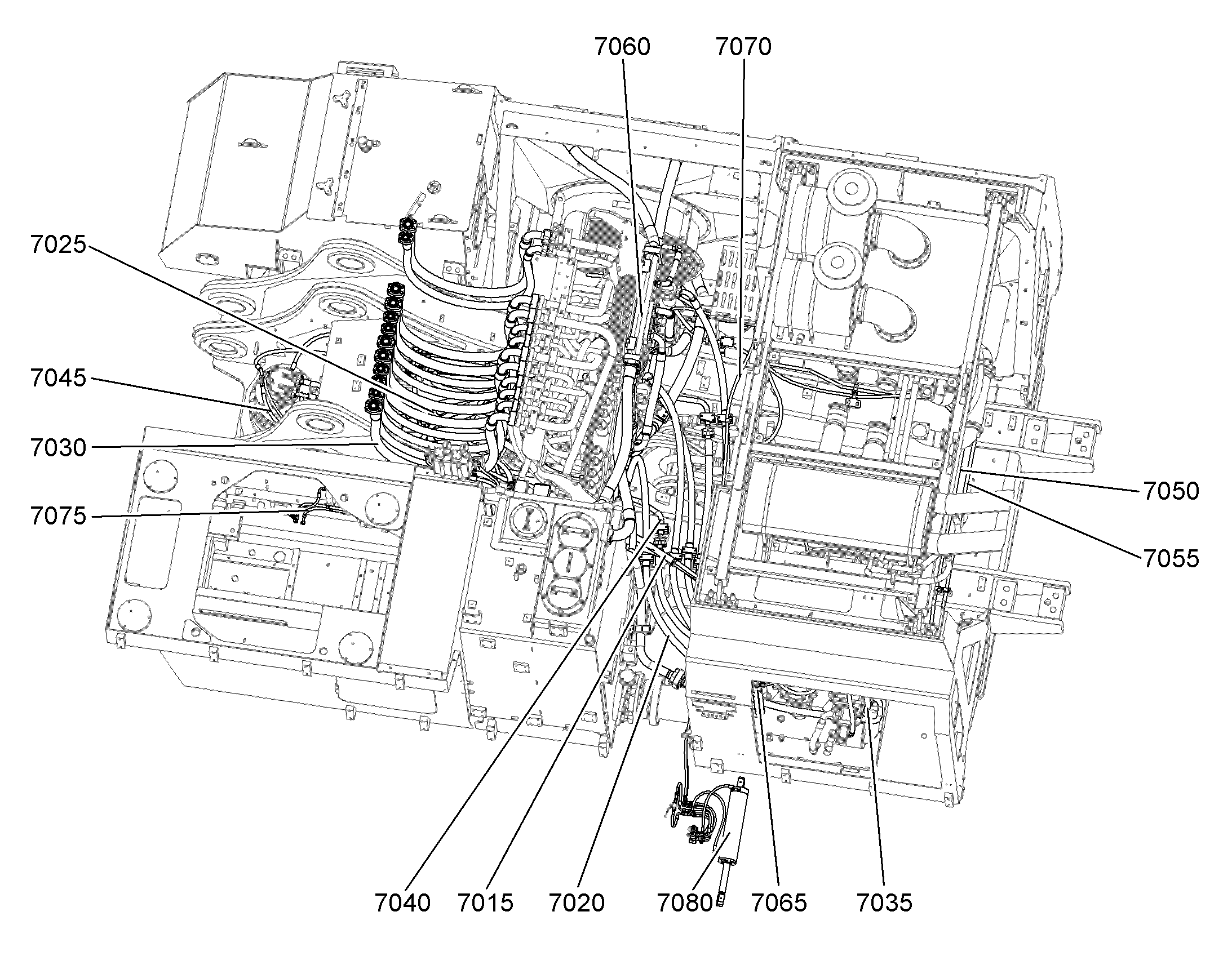 ГИДРАВЛИЧЕСКИЕ ШЛАНГИ, НАБОР 11752144 LIEBHERR