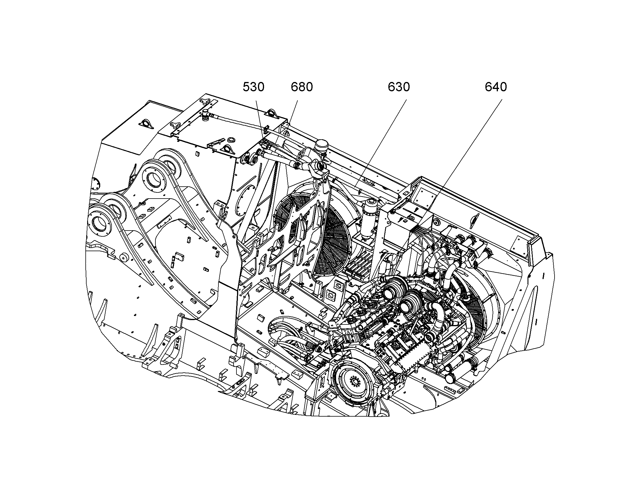 FUEL SYSTEM OIL RADIATOR BOX 11075746 LIEBHERR