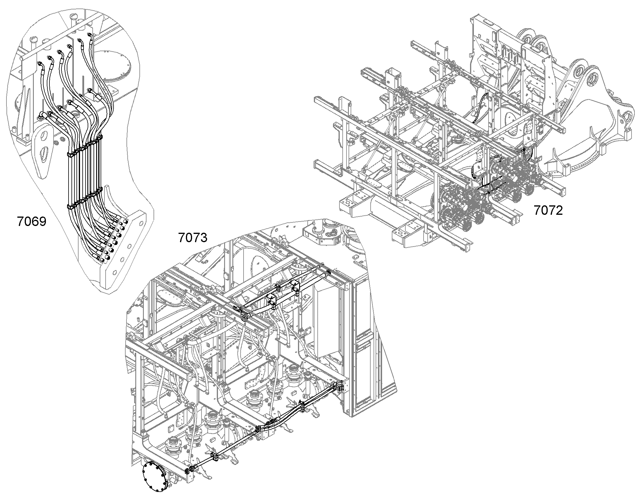 ШЛАНГИ СОЕДИНИТЕЛЬНЫЕ 12197414 LIEBHERR