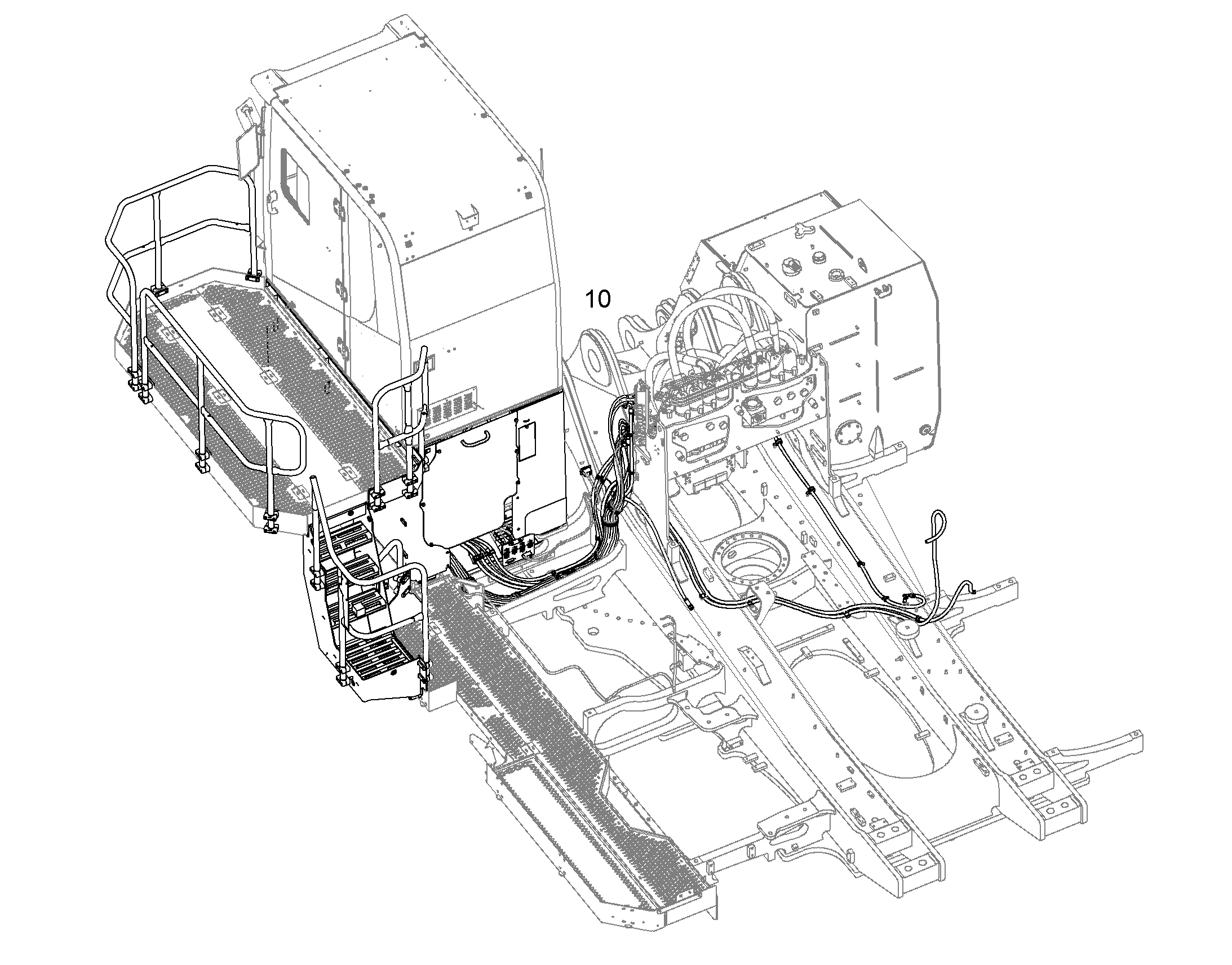 ВОЗВЫШЕНИЕ КАБИНЫ 1200 MM 11752125 LIEBHERR