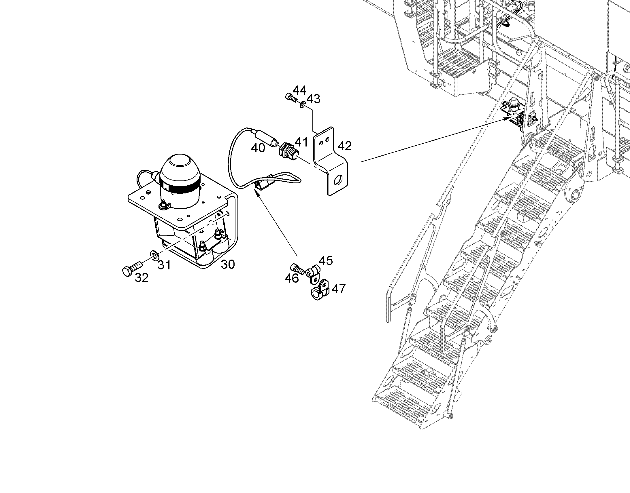 ОСВЕЩЕНИЕ/СИГНАЛ УСТАНОВКА 11478780 LIEBHERR