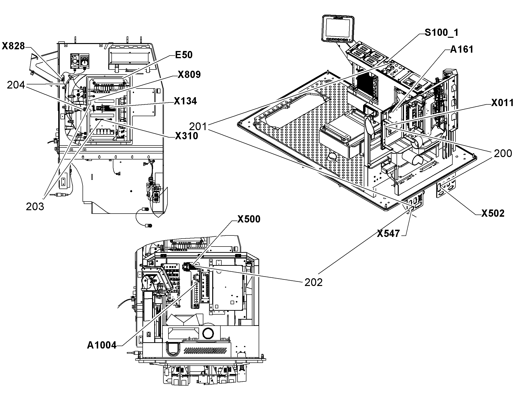 КОМПЛЕКТ КАБЕЛЕЙ 11751752 LIEBHERR