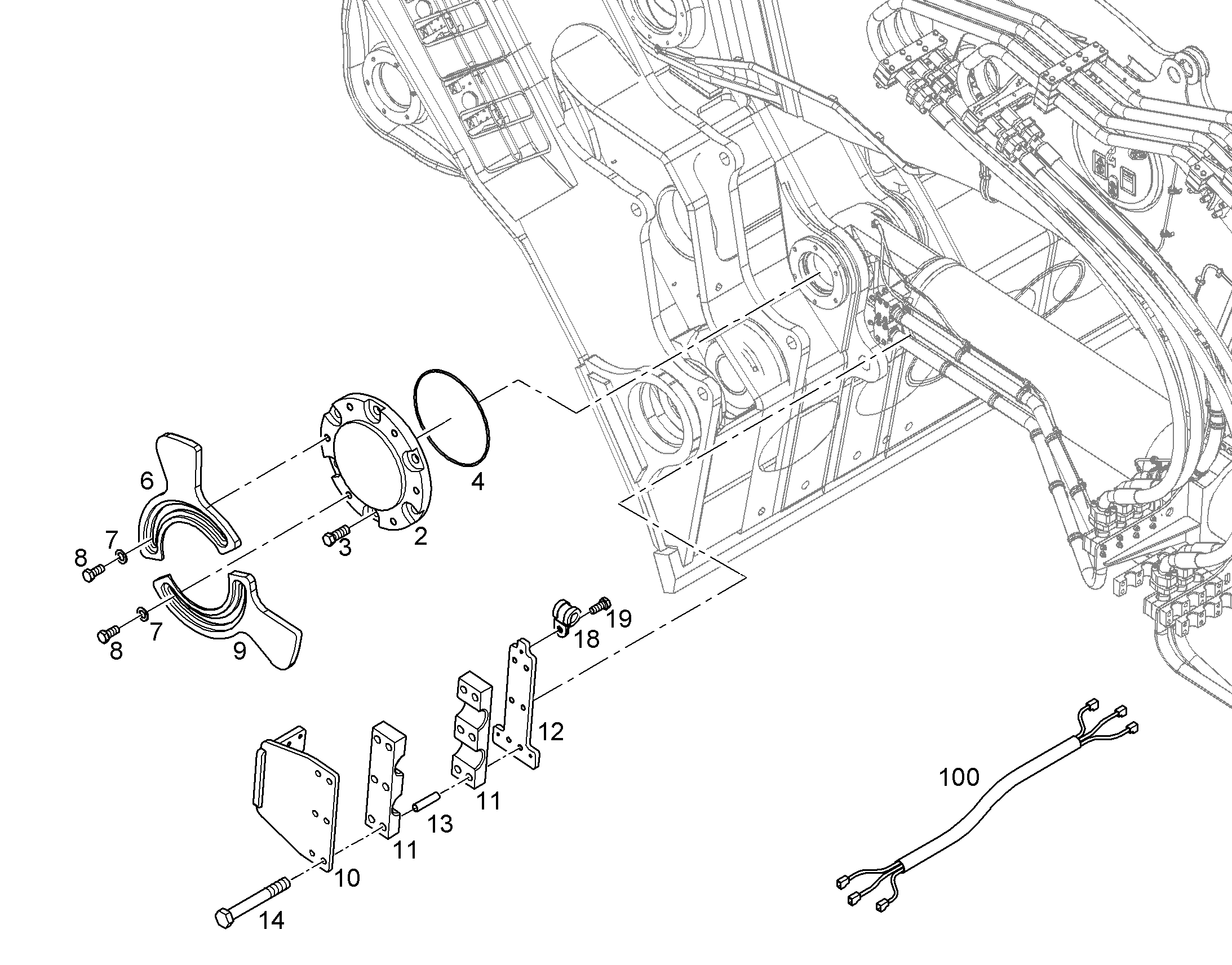 ПОЛУХОМУТИК PE HD500 NOIR 10825389 LIEBHERR