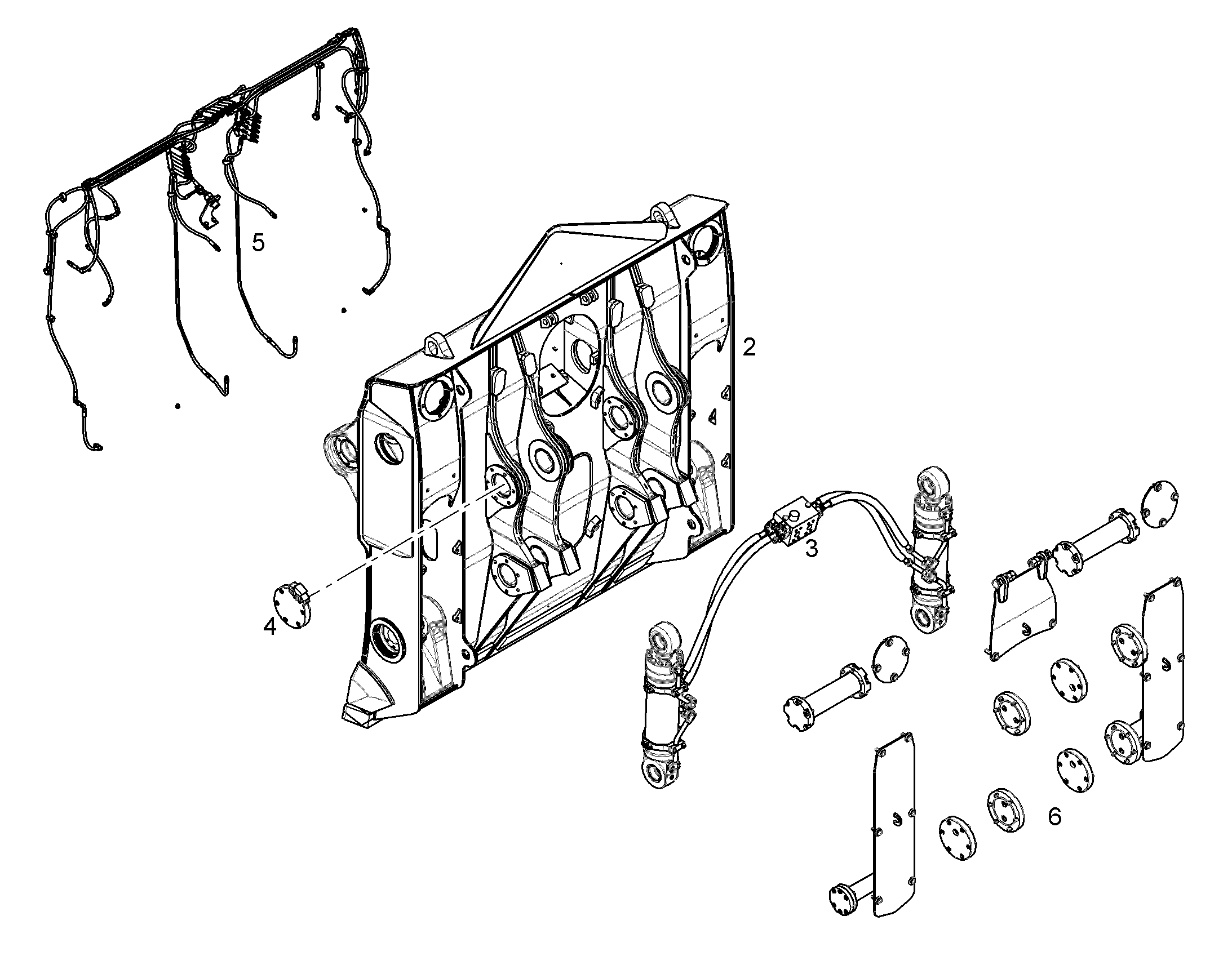 КОВШ, ЗАД.СТОРОНА С ИЗНАШ.ДЕТ. 11753383 LIEBHERR