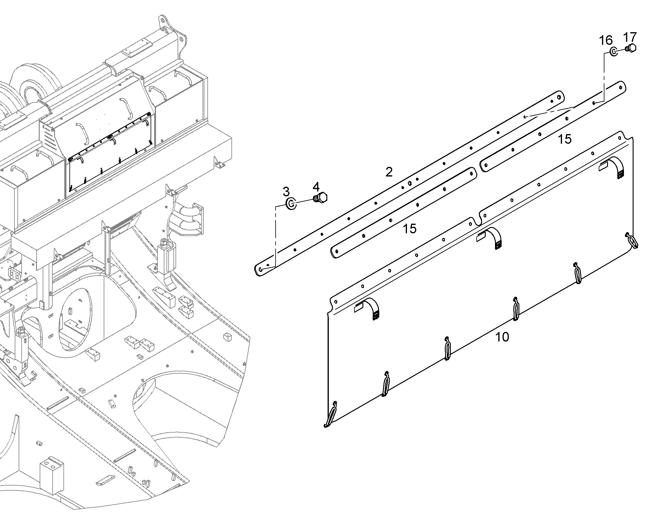 БОКОВАЯ ДВЕРЬ ЛЕВАЯ 11752219 LIEBHERR