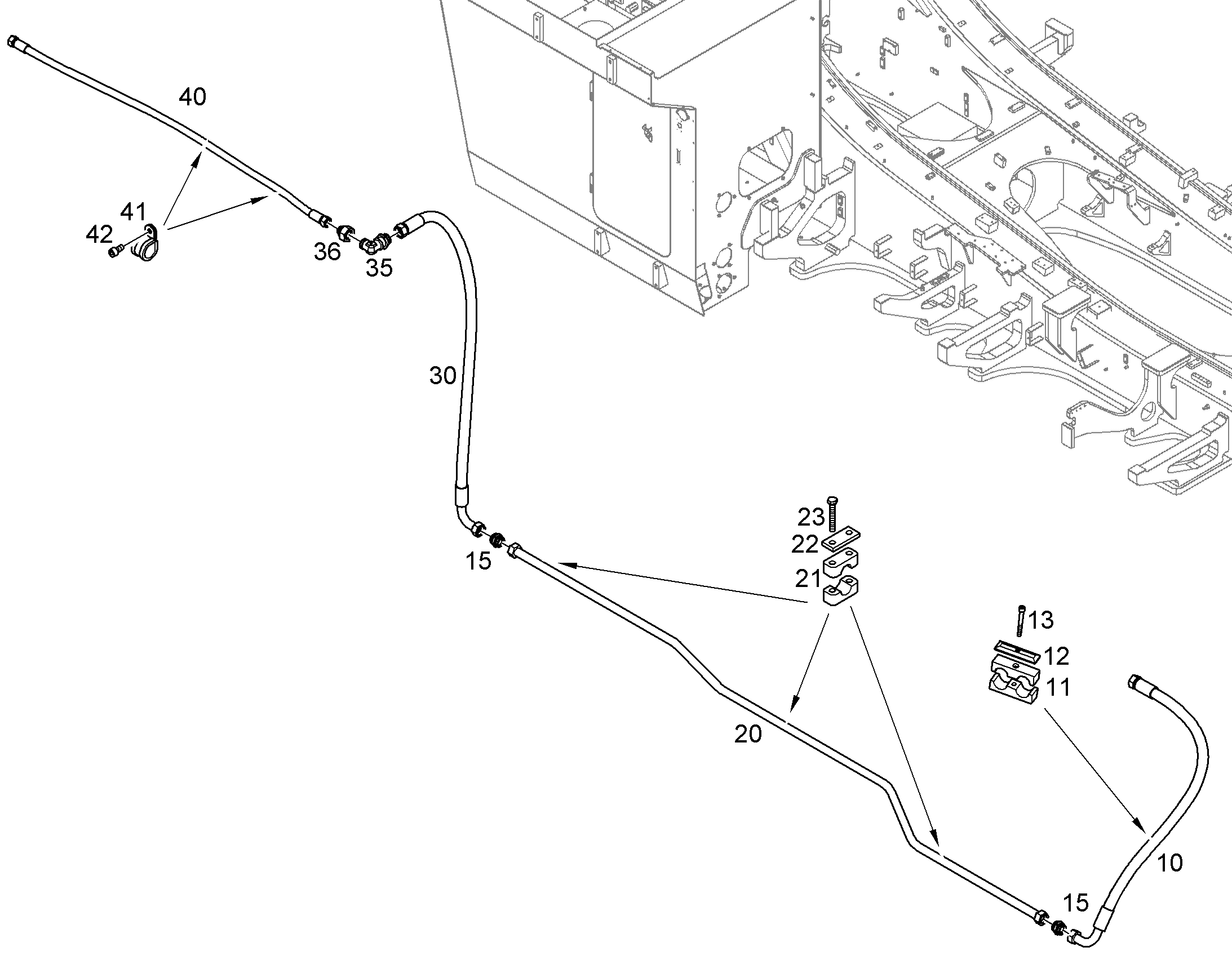 ШЛАНГ 25X1450 11490069 LIEBHERR