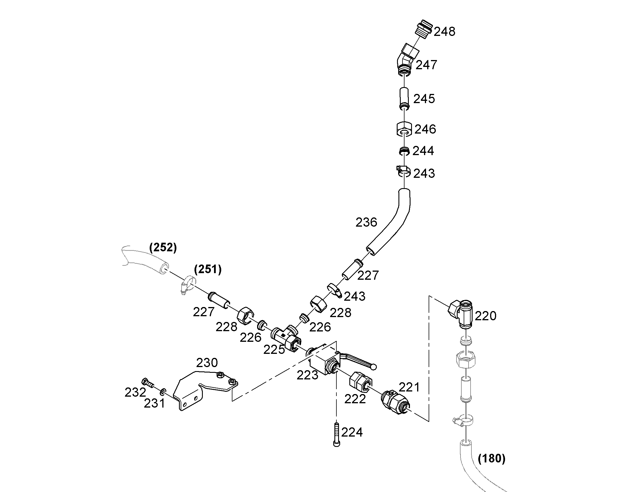 КРАН ЗАПОРНЫЙ ШАРОВОЙ 11656383 LIEBHERR