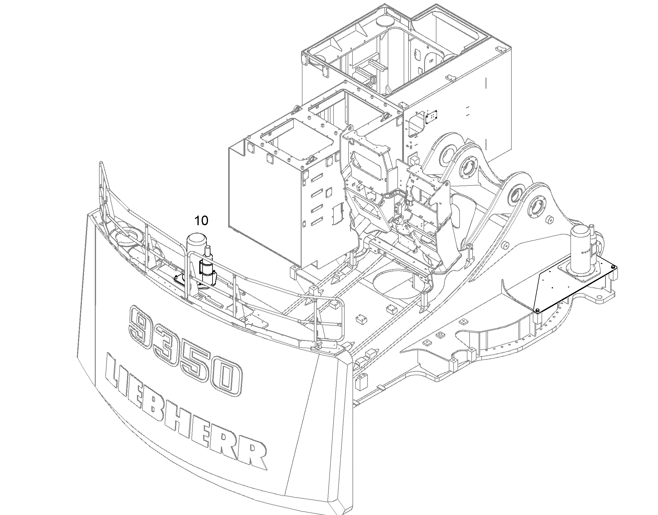 ПОЖАРНАЯ СИСТЕМА ПОРОШОК R9350E 11468484 LIEBHERR