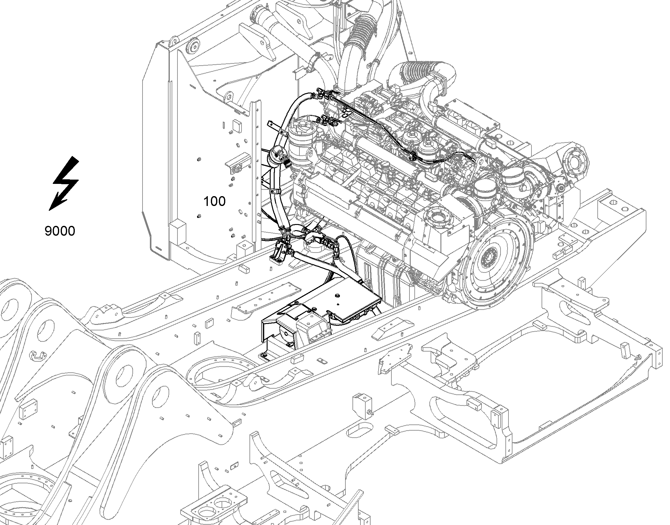 ОТОПЛ.ПРИ НЕРАБ. ДВИГАТЕЛЕ F.R9100 11753528 LIEBHERR