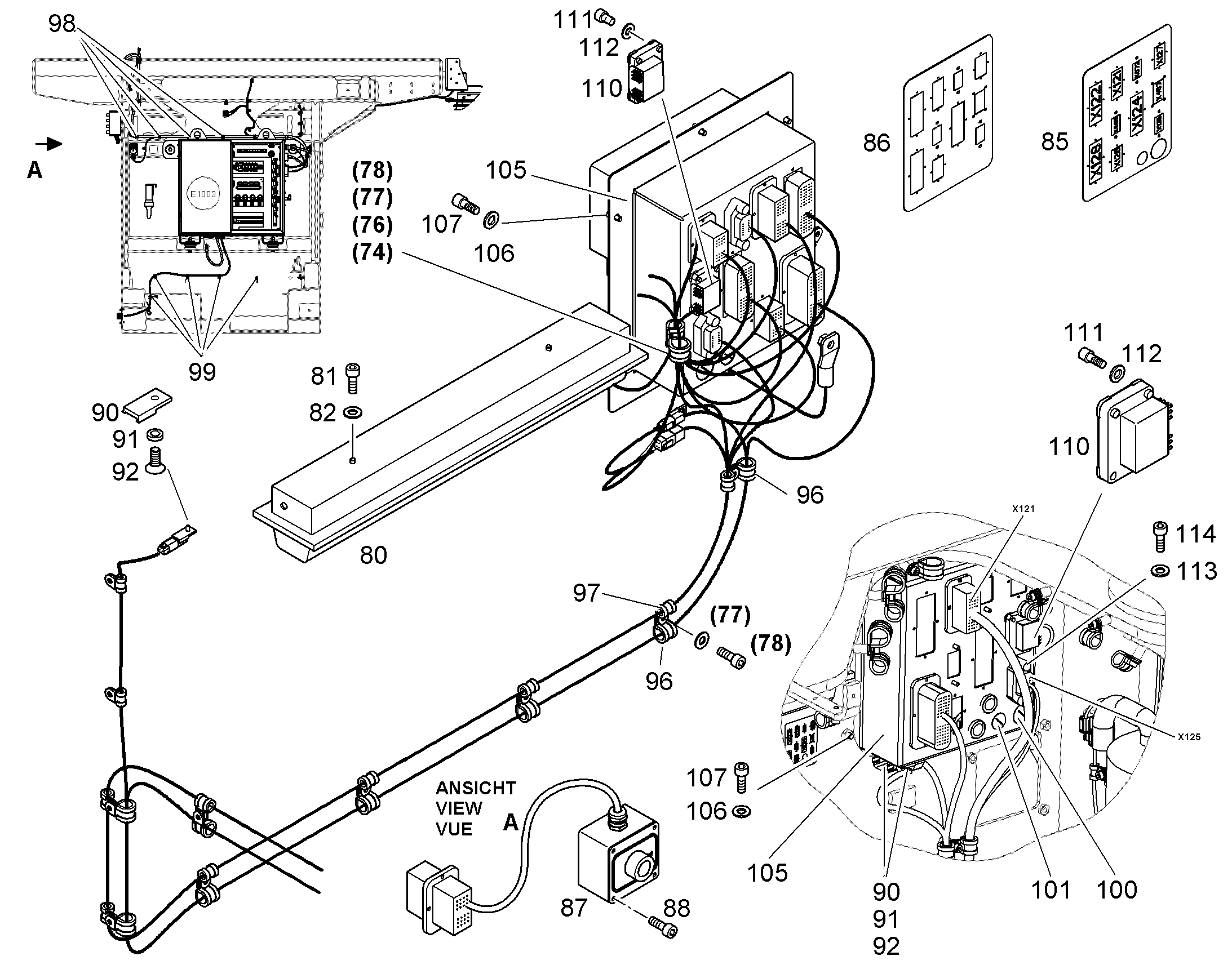 КОЛОДКА ШТЕКЕРНАЯ 13343388 LIEBHERR