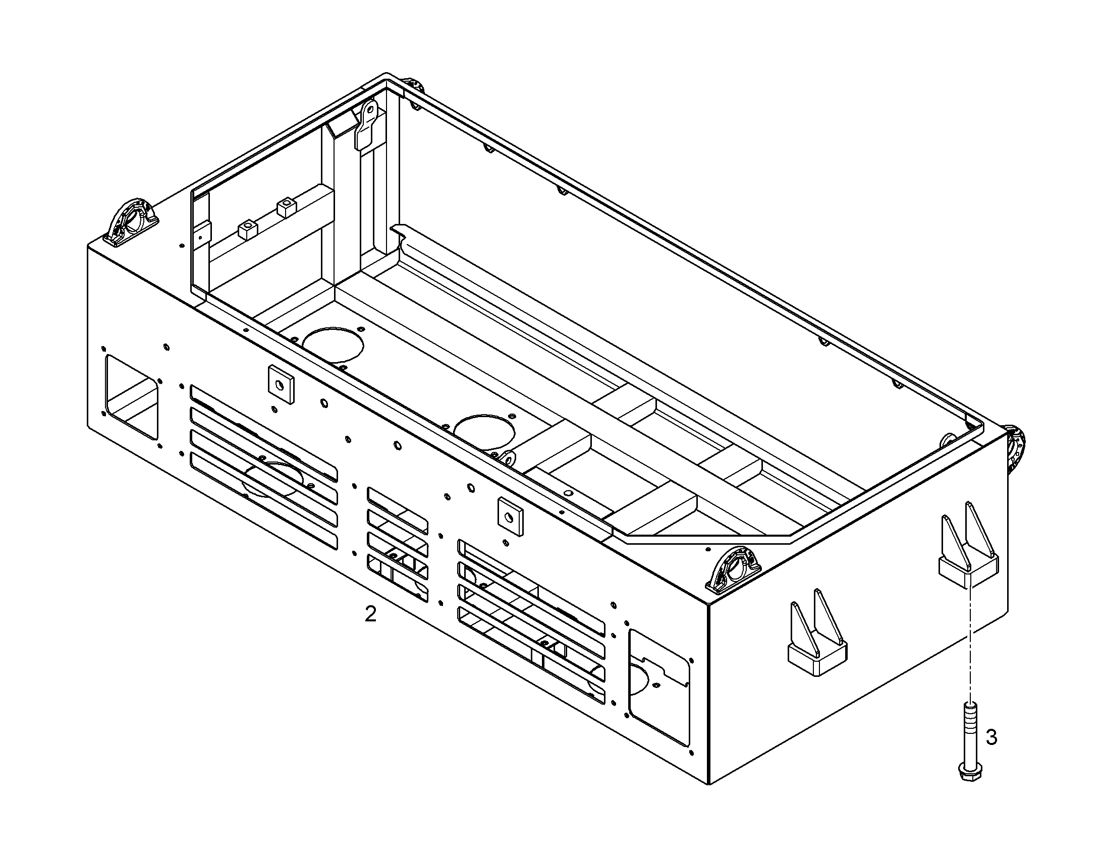 КРЕПЕЖНЫЕ ЧАСТИ ЯЩИКА БАТАРЕИ 11851821 LIEBHERR