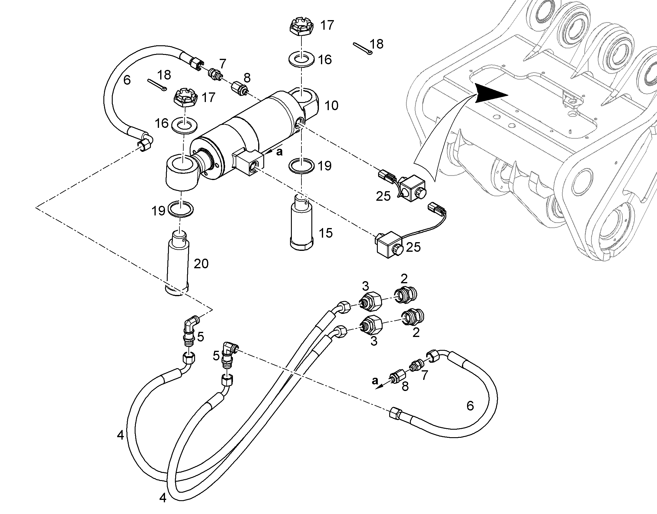 КЛАПАН ХОДОВОЙ 7026488 LIEBHERR