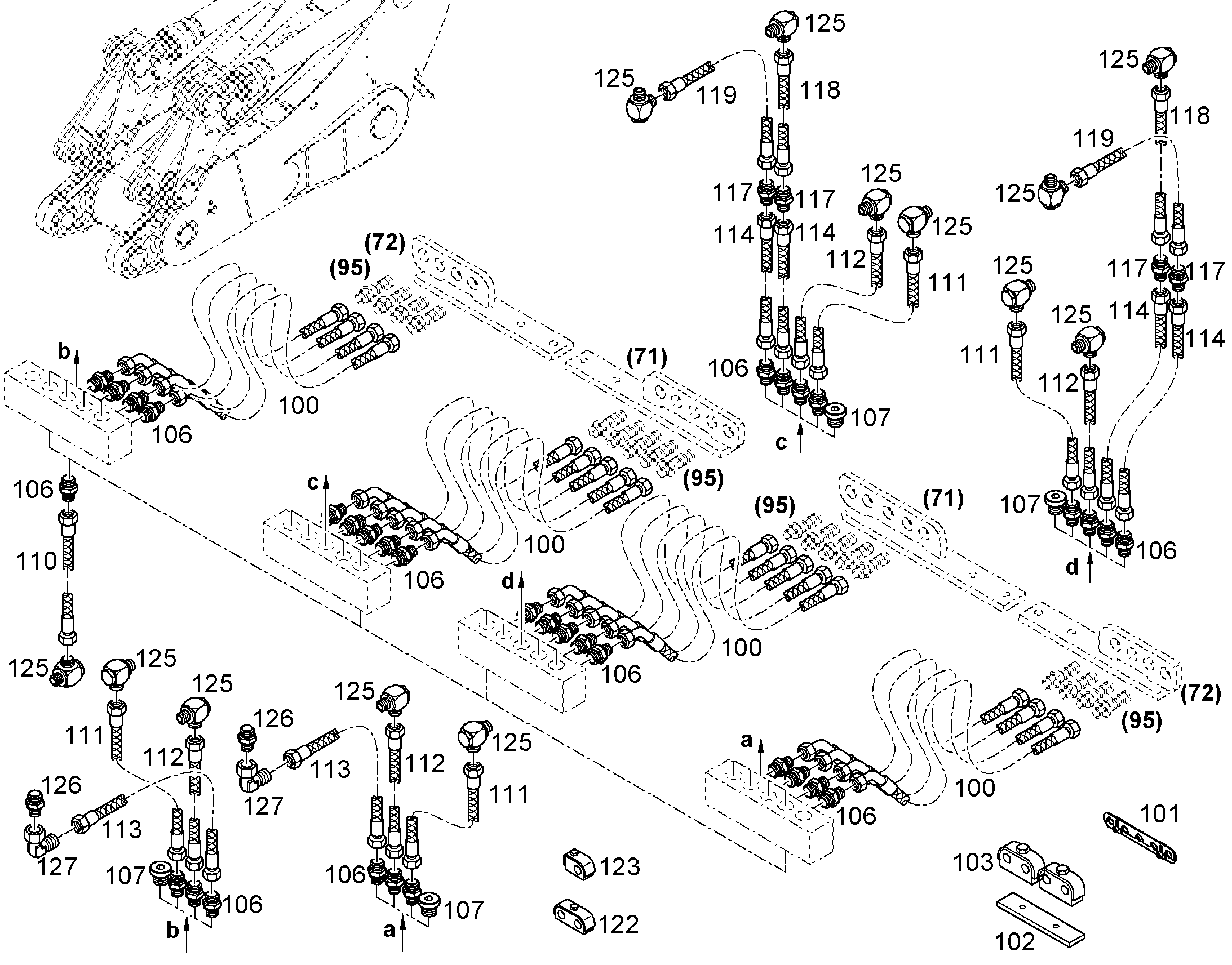 СКОБА ДЛЯ КРЕПЛЕНИЯ ШЛАНГА 11476656 LIEBHERR