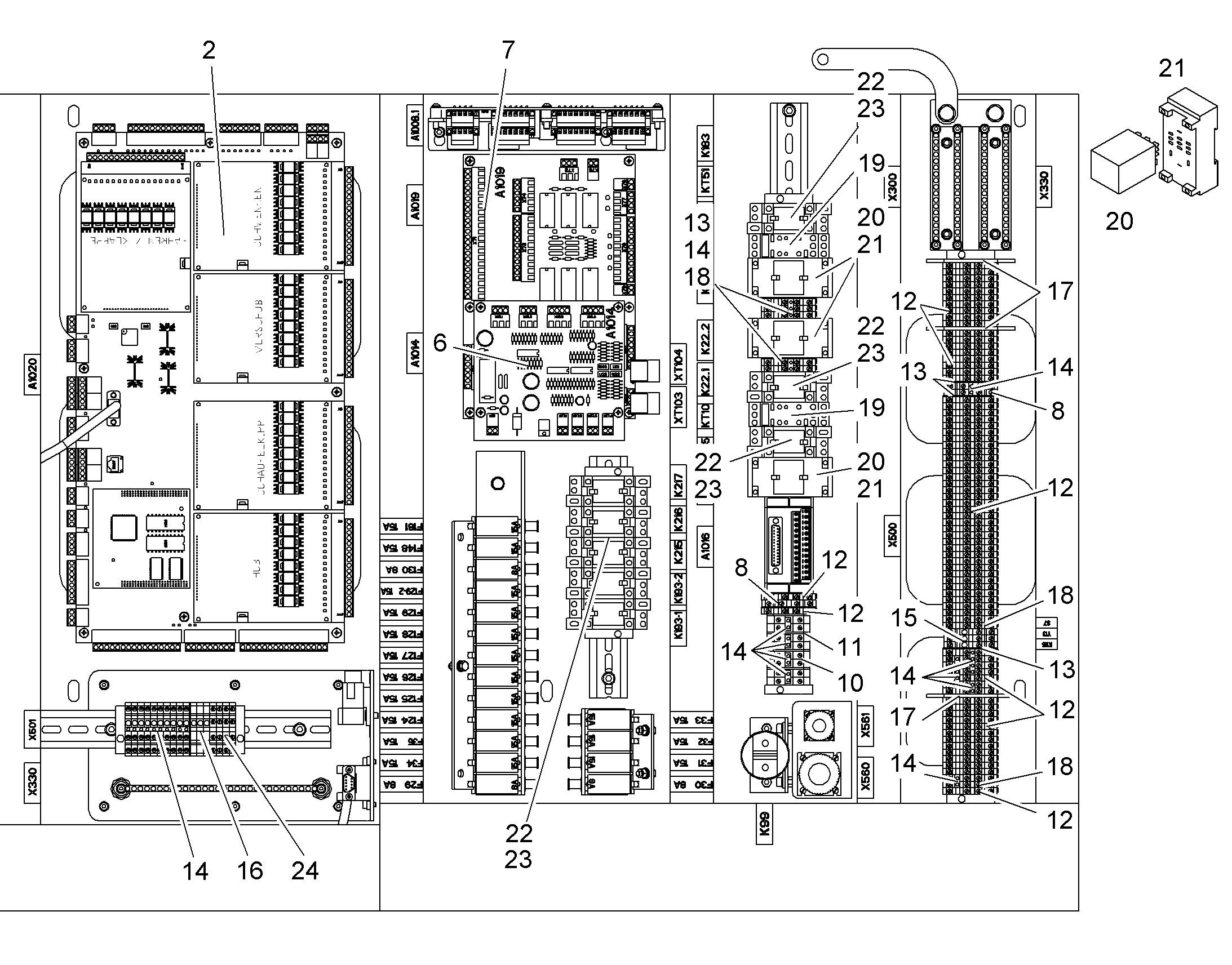 ПЛАТЫ В СБОРЕ 11854711 LIEBHERR