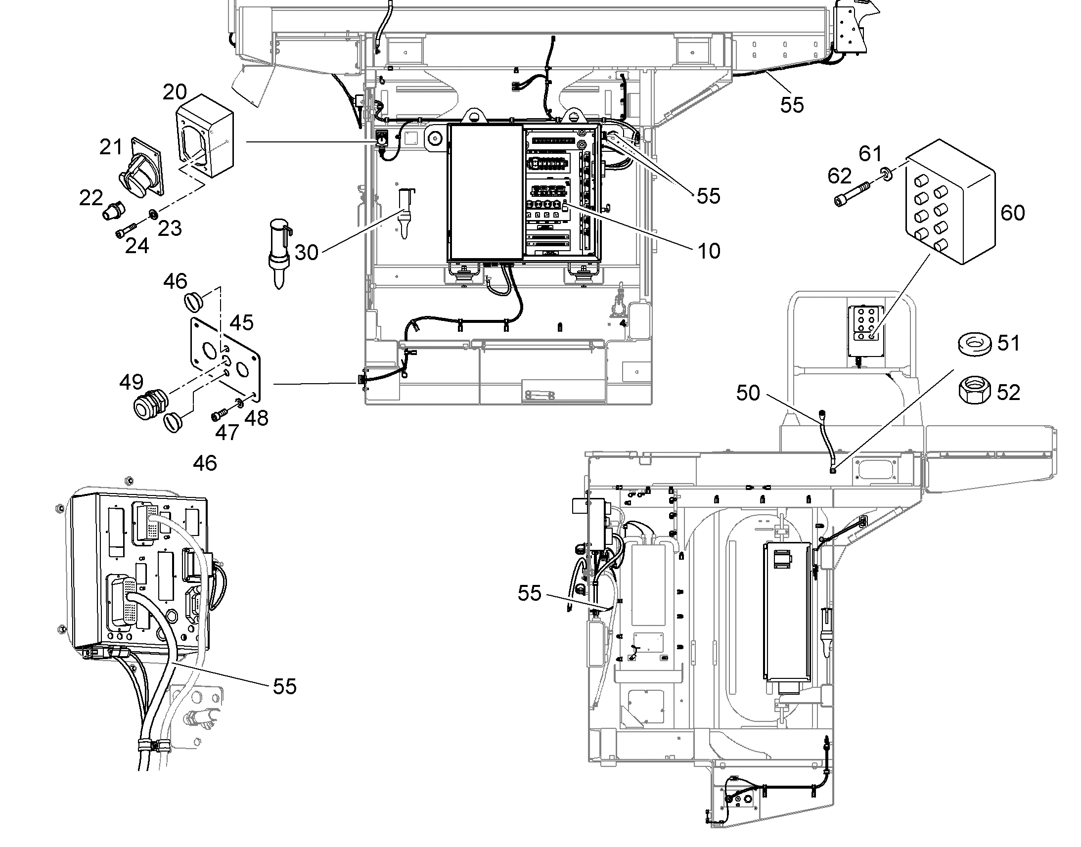 СИЛОВОЙ ШКАФ (В СБОРЕ) 11480827 LIEBHERR
