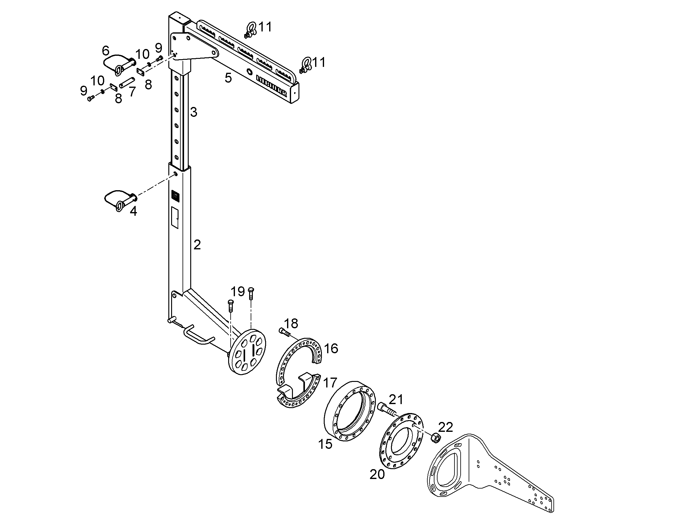 МЕТАЛЛОКОНСТРУКЦИЯ 11751349 LIEBHERR