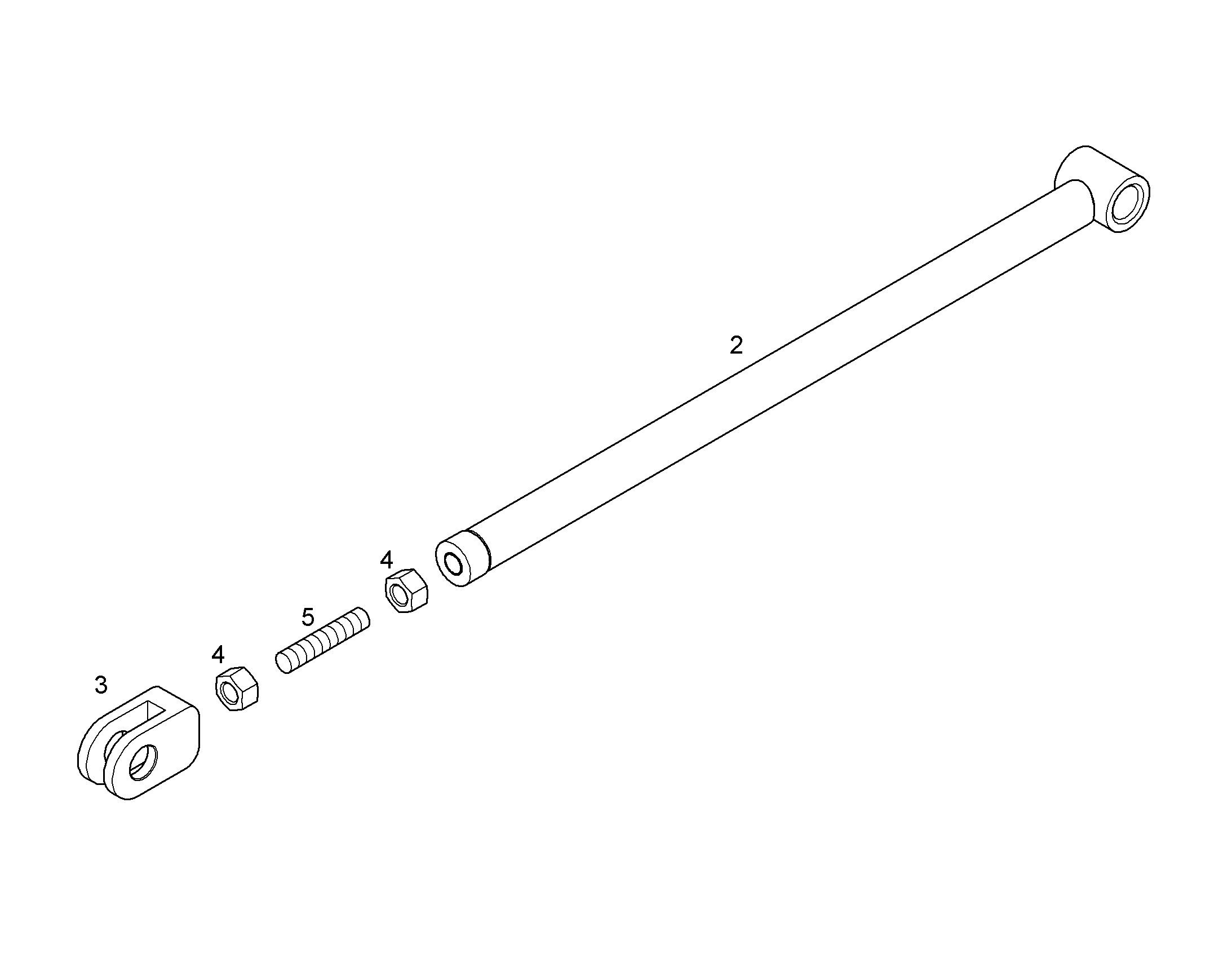 ШТАНГА 11480223 LIEBHERR