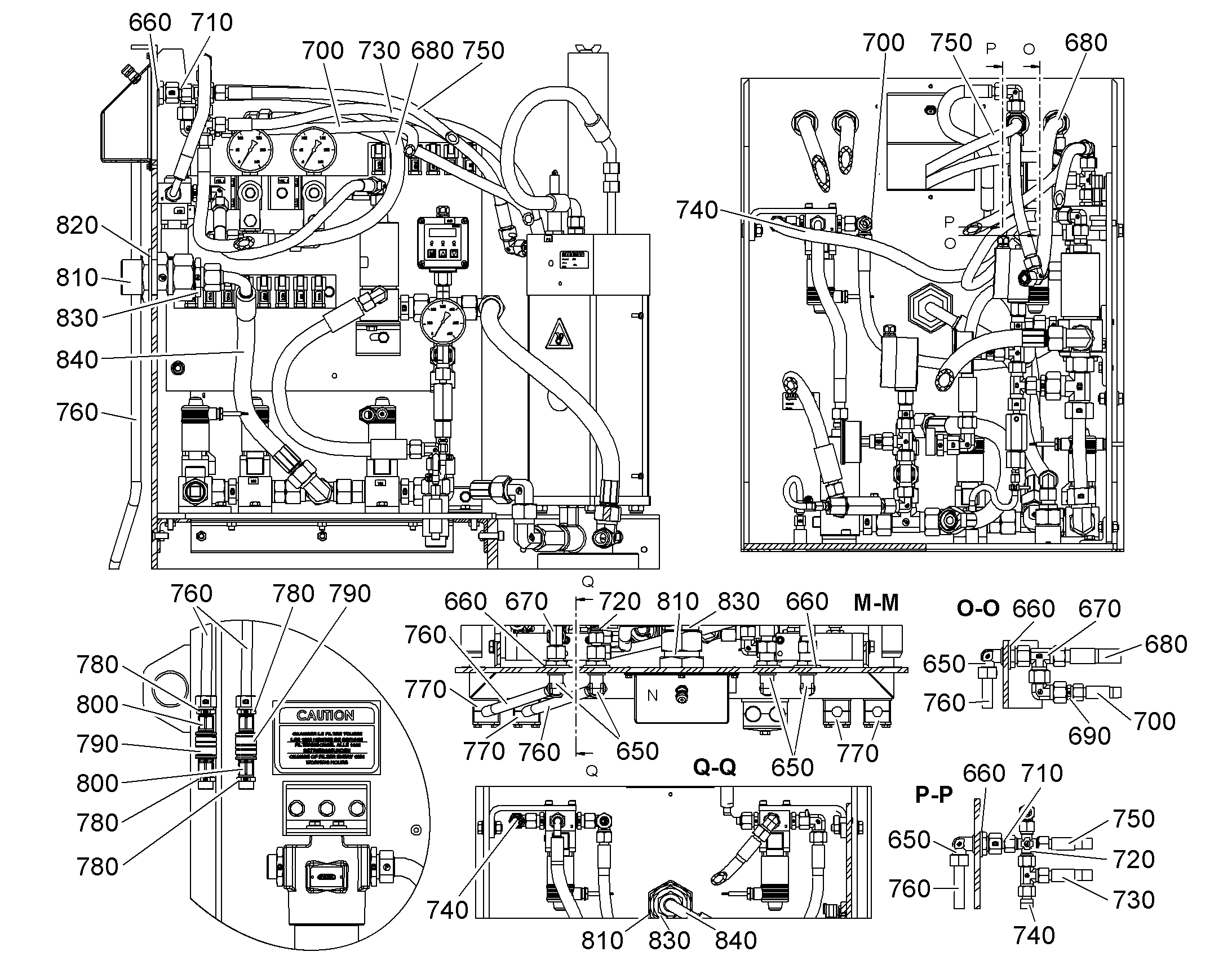 ШЛАНГ МАСЛЯНЫЙ 10X900 10290808 LIEBHERR