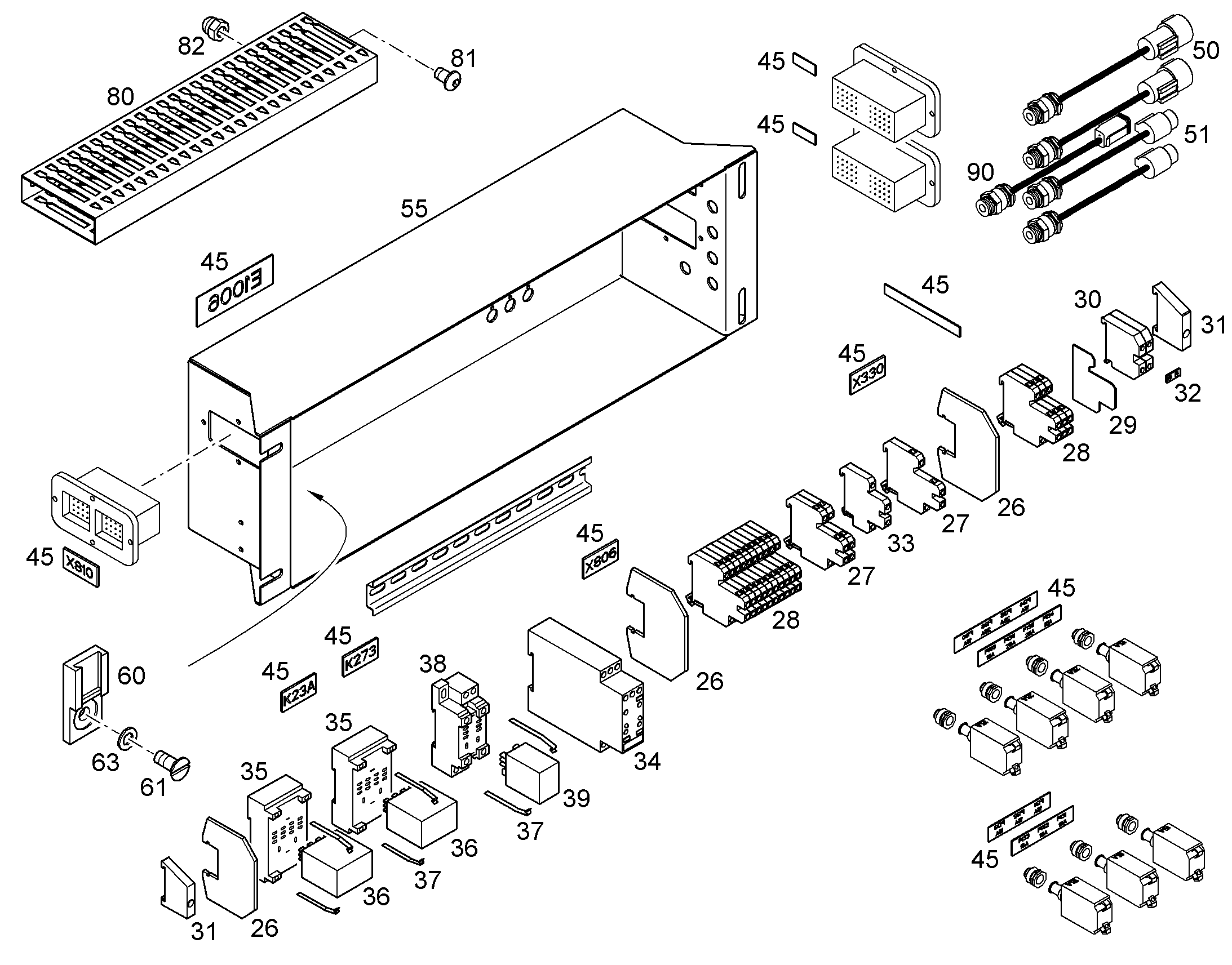 ШКАФ ЭЛЕКТРИЧЕСКИЙ 11476153 LIEBHERR