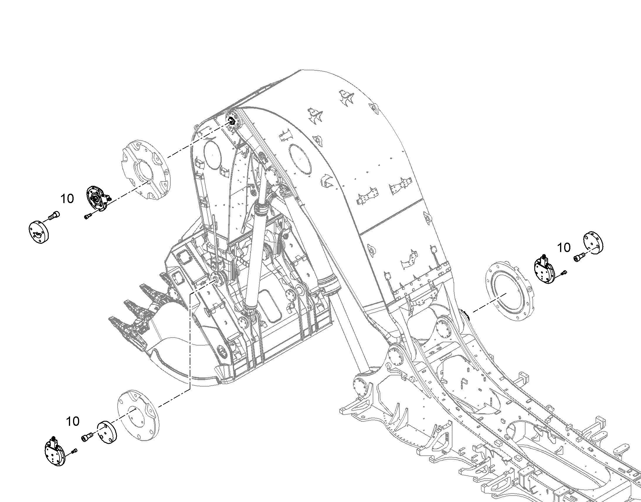 KIT ANGLE SENSOR SCHAUFELAUS 11753113 LIEBHERR