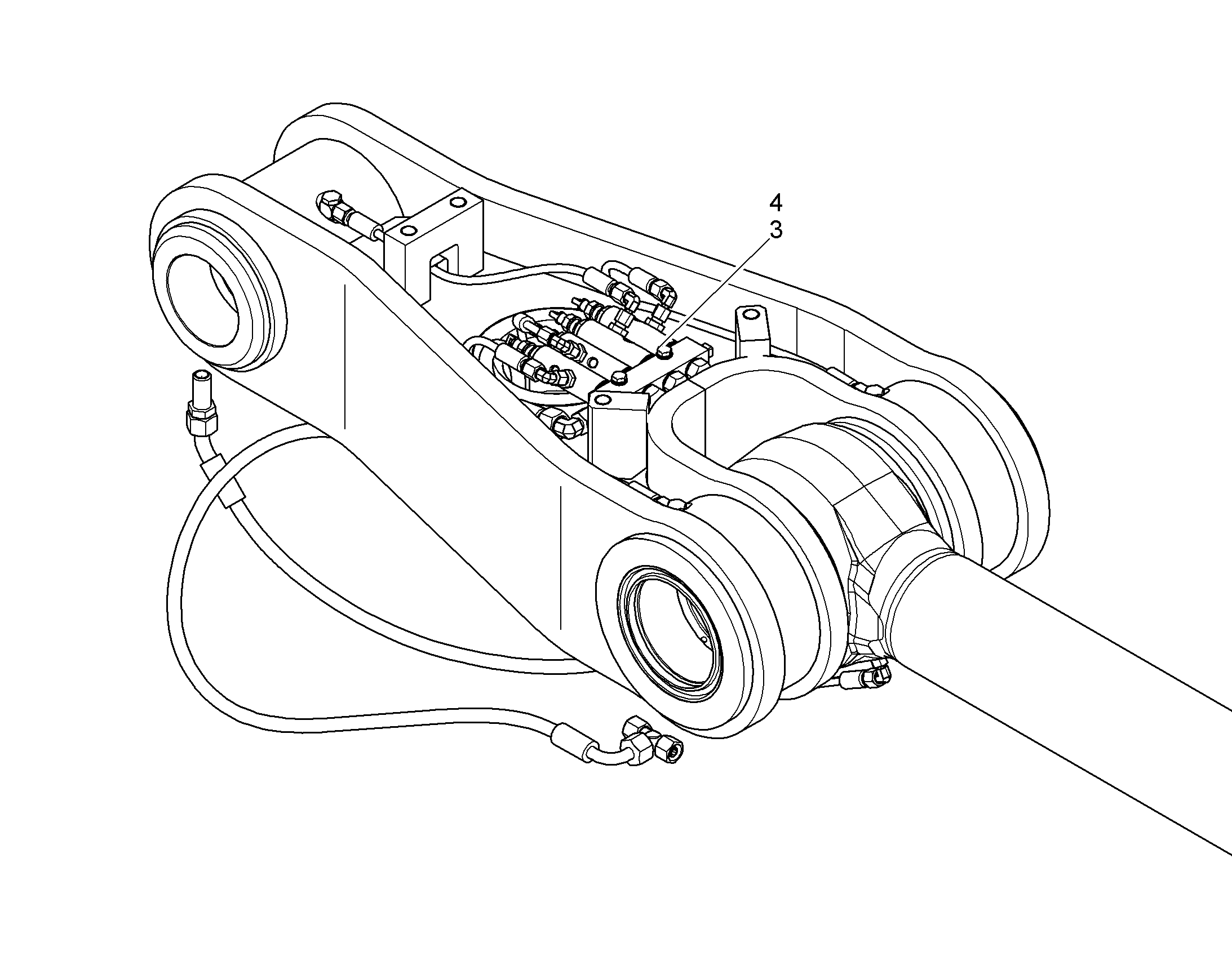 СТОПОРНАЯ ТЯГА TELEFLEX 11074187 LIEBHERR