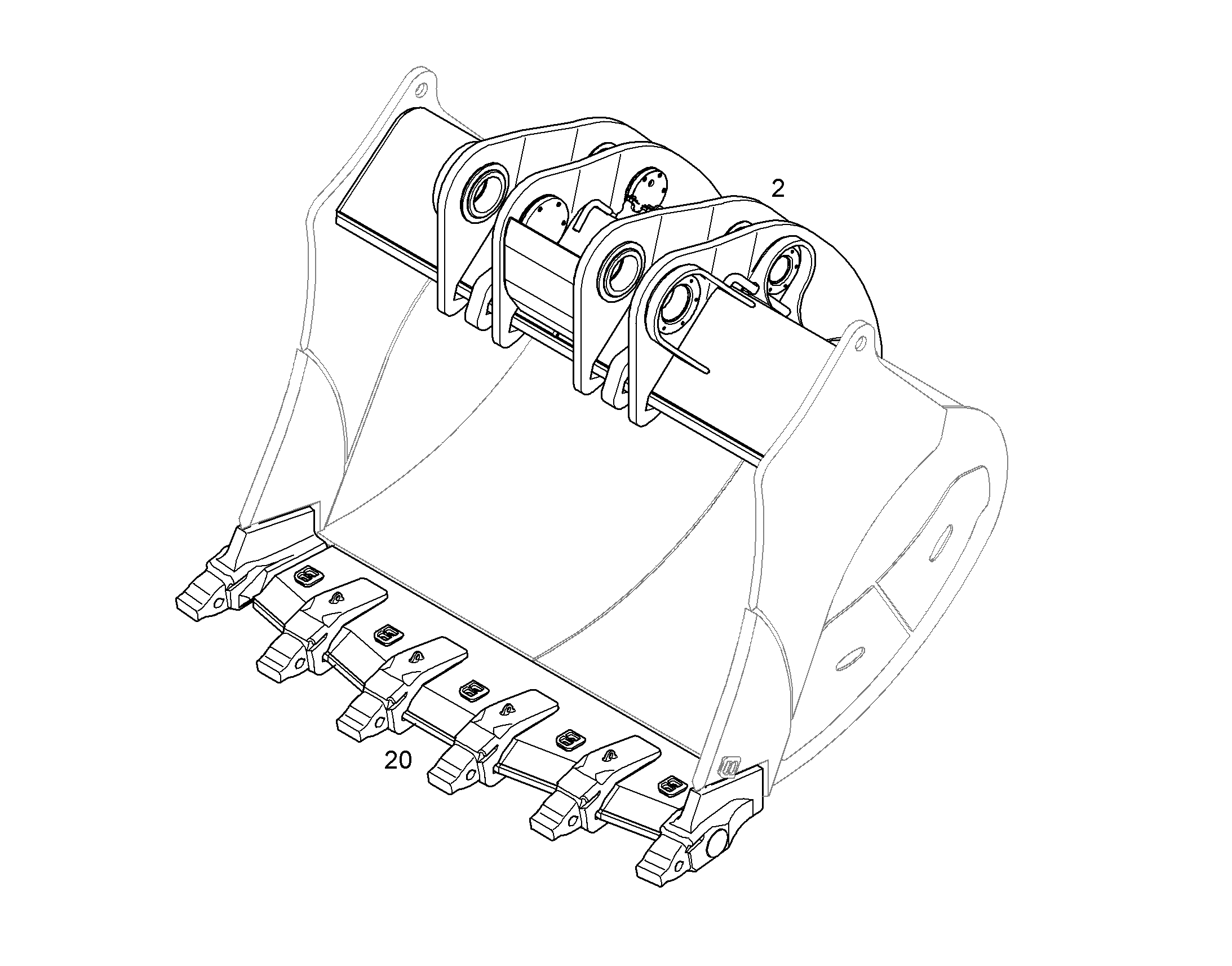 ЗАБРАЛО КОВША 11850693 LIEBHERR