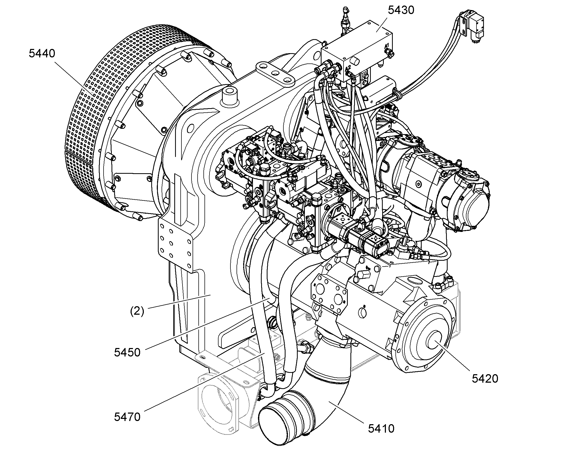 НАСОС ВСТРОЕННЫЙ 11852784 LIEBHERR