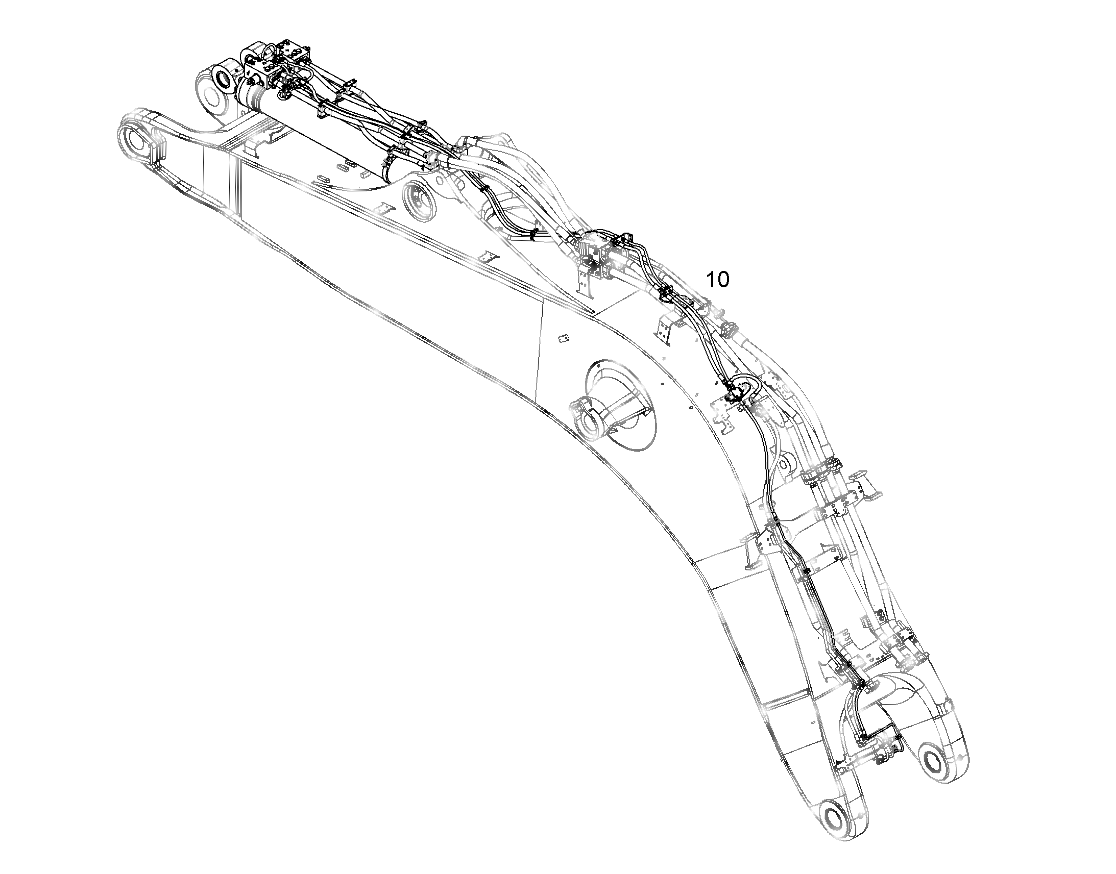 ЗАЩ.ТРУБЫ ЦИЛ.РУК. 11851684 LIEBHERR
