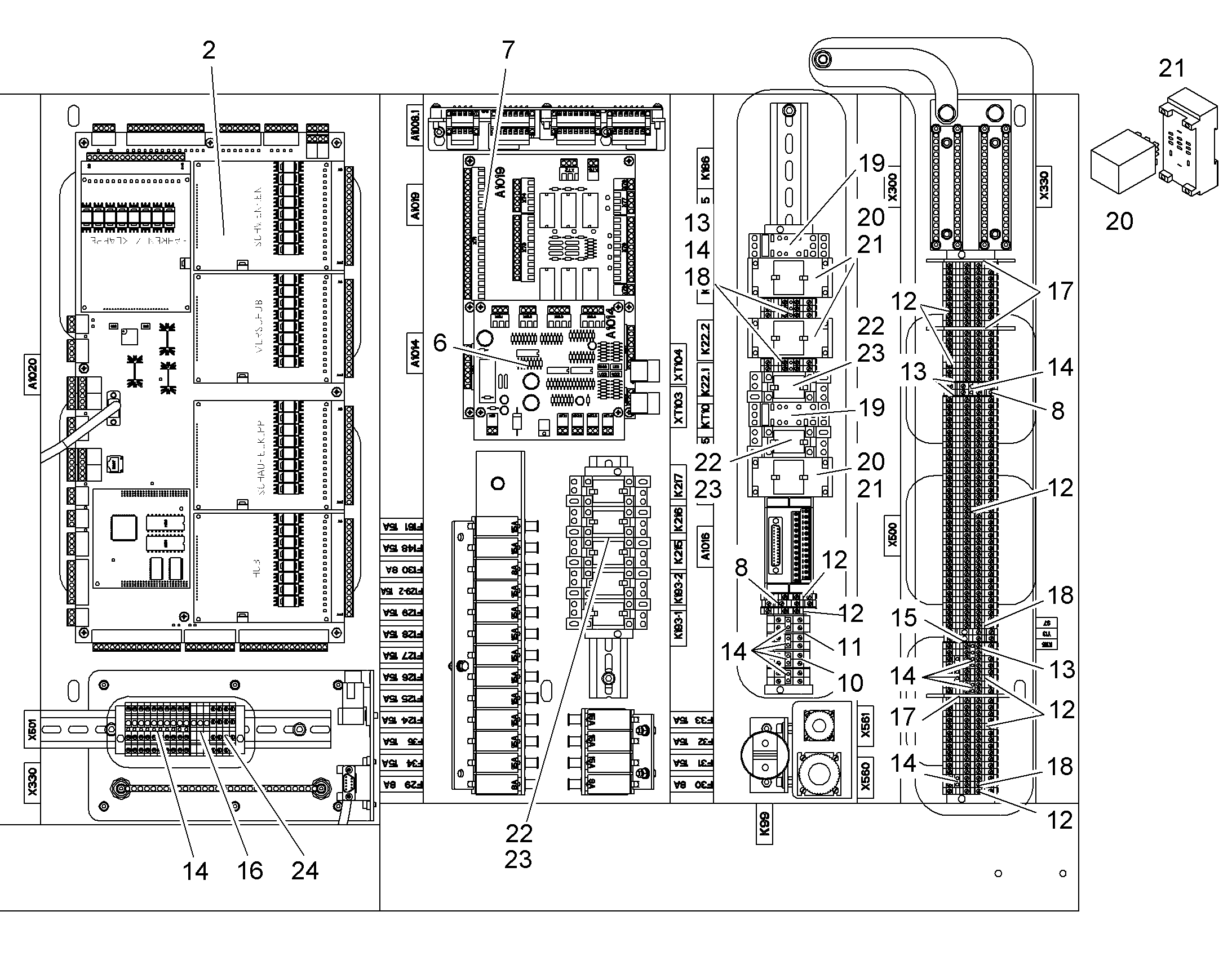 ПЛАТЫ В СБОРЕ 11480866 LIEBHERR