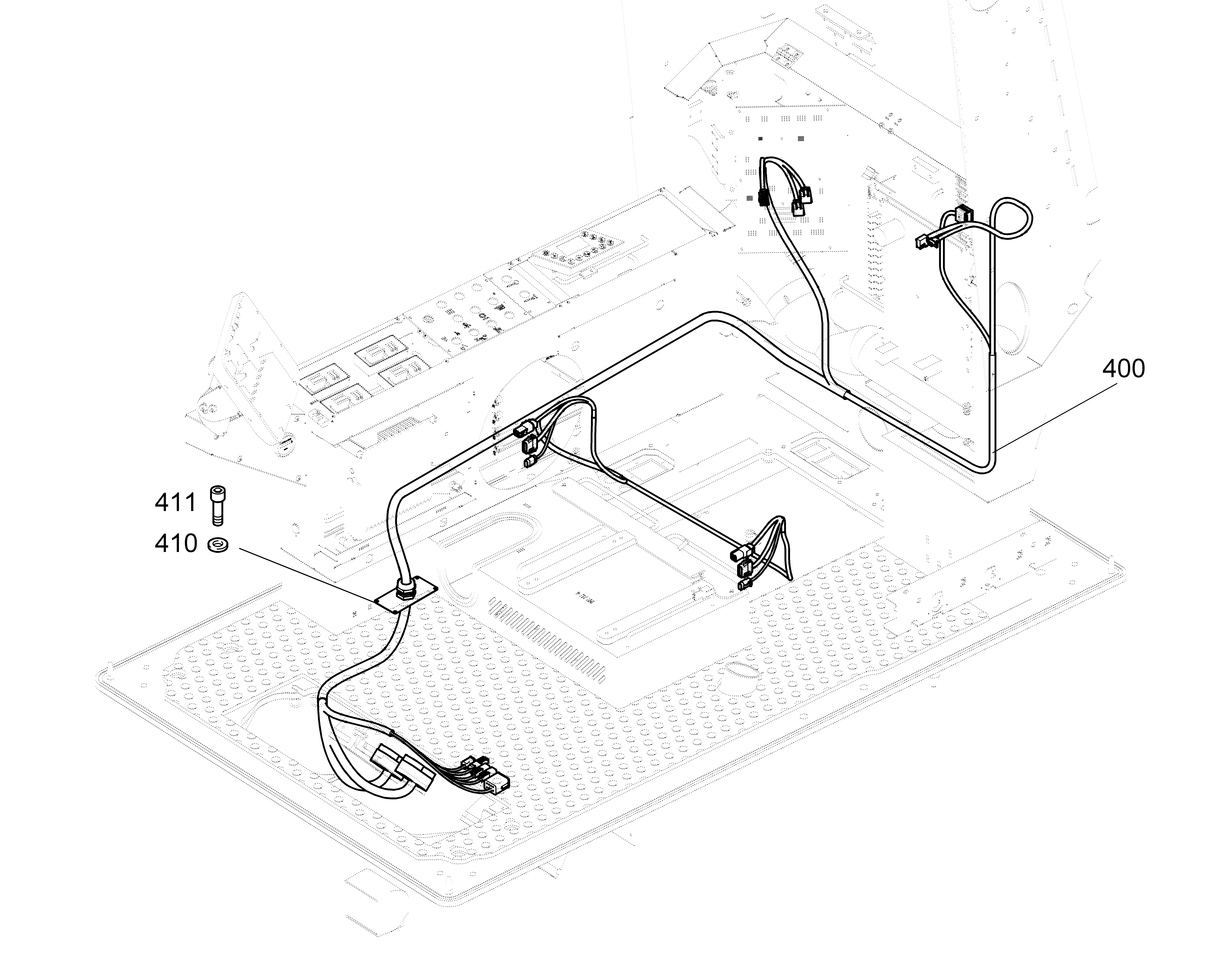 ЖГУТ КАБЕЛЕЙ КАБИНЫ 11477374 LIEBHERR