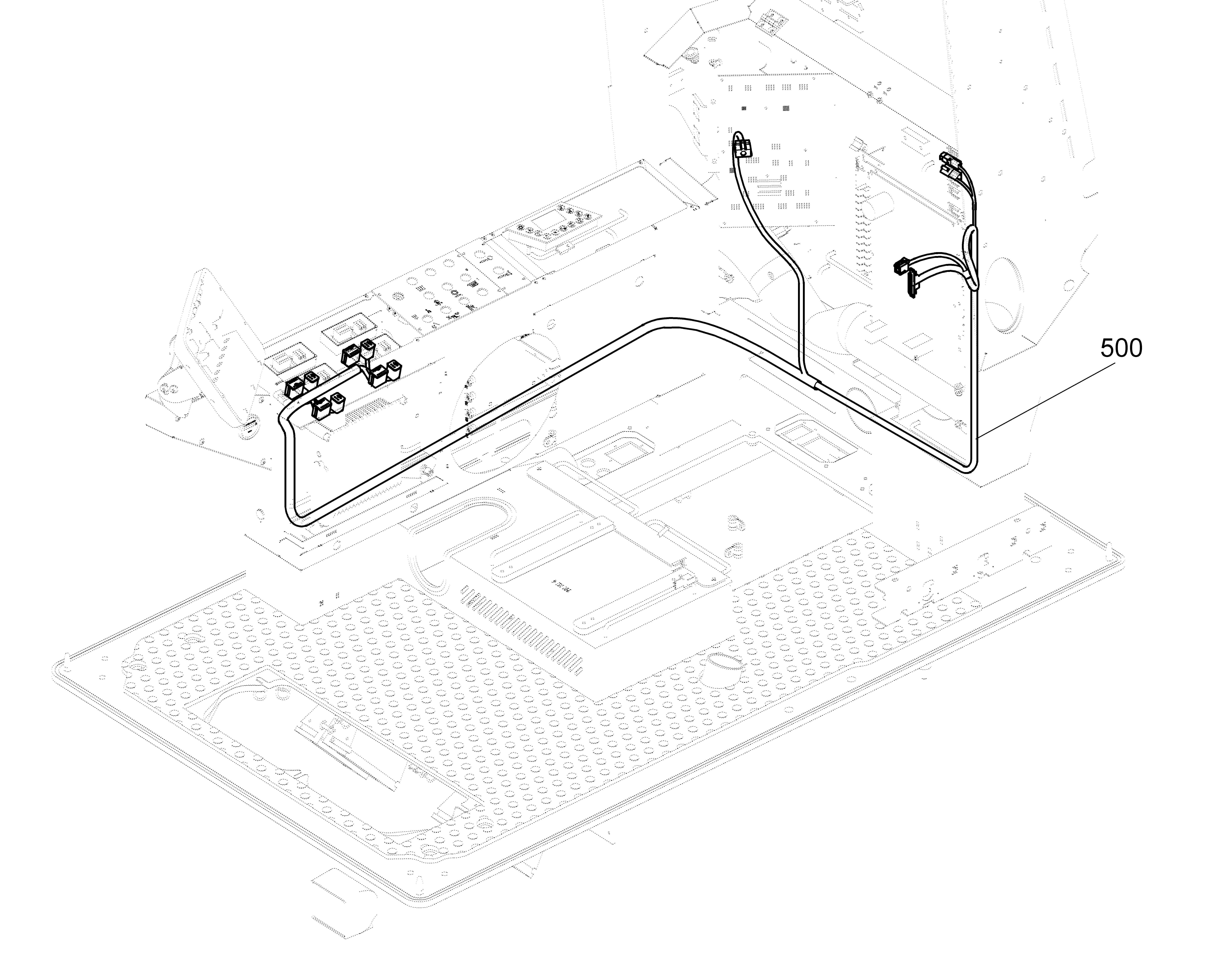 ЖГУТ КАБЕЛЕЙ КАБИНЫ 11476858 LIEBHERR