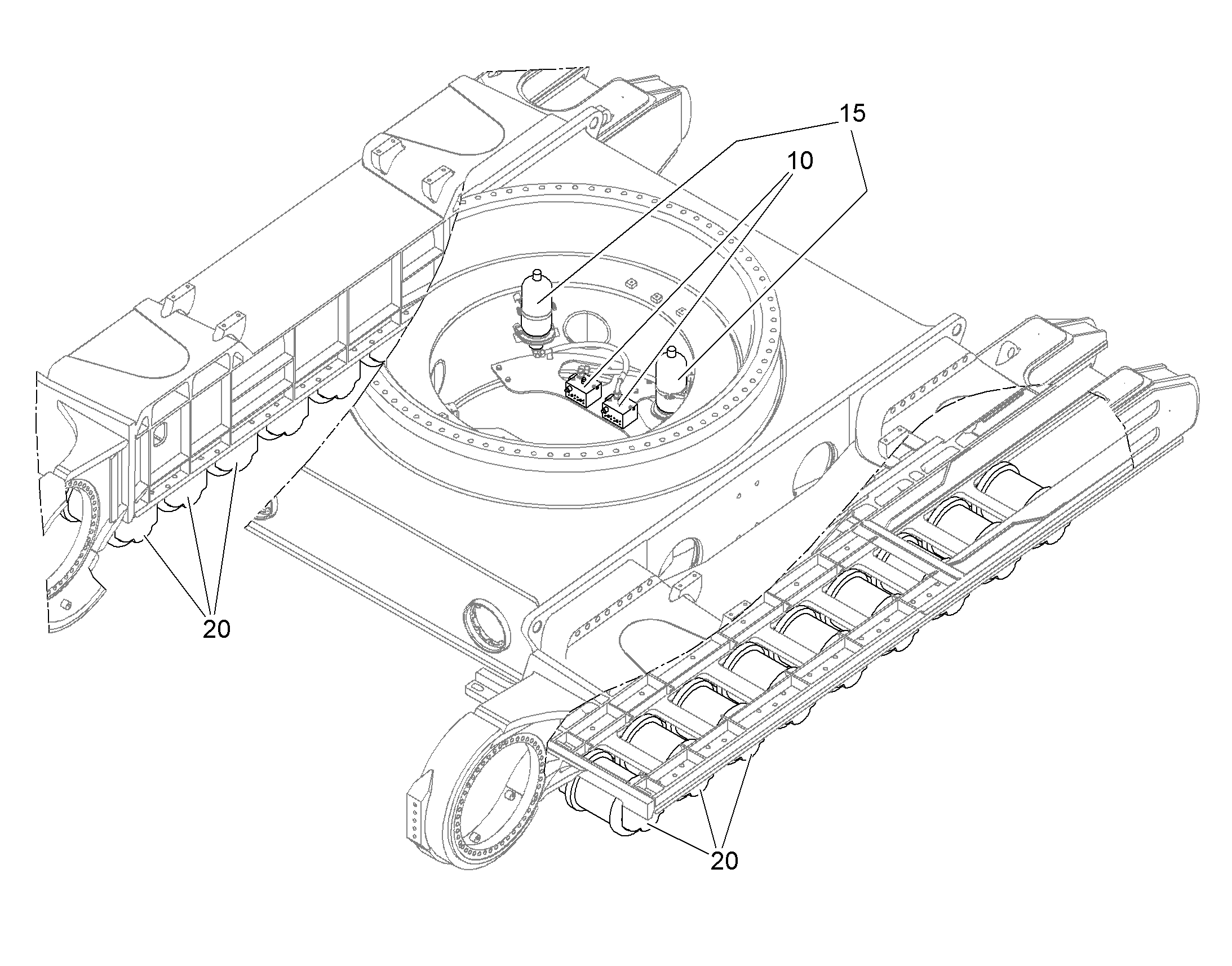 РОЛИК ХОДОВОЙ BMP 350 11827264 LIEBHERR