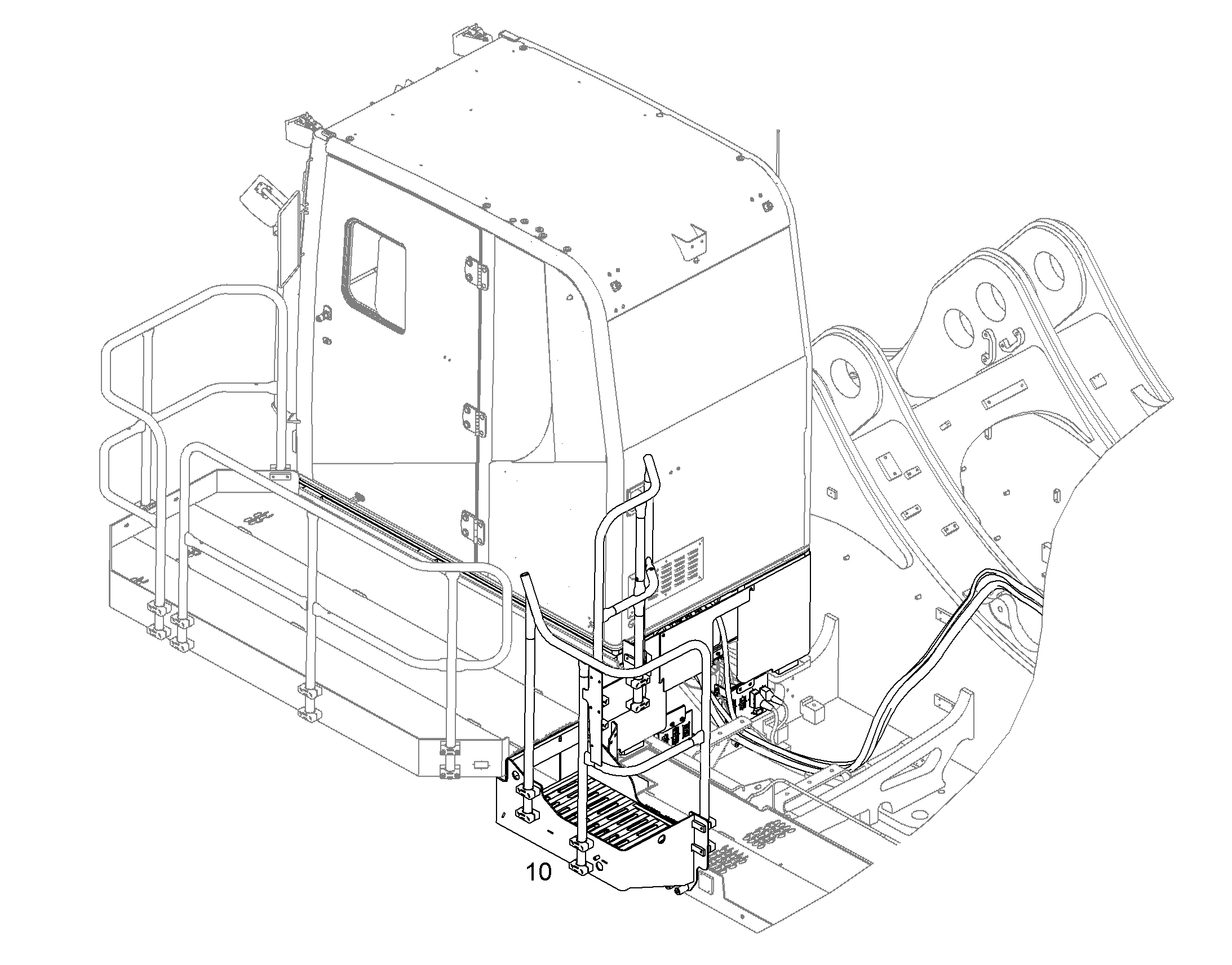 ВОЗВЫШЕНИЕ КАБИНЫ 500 MM 11754982 LIEBHERR