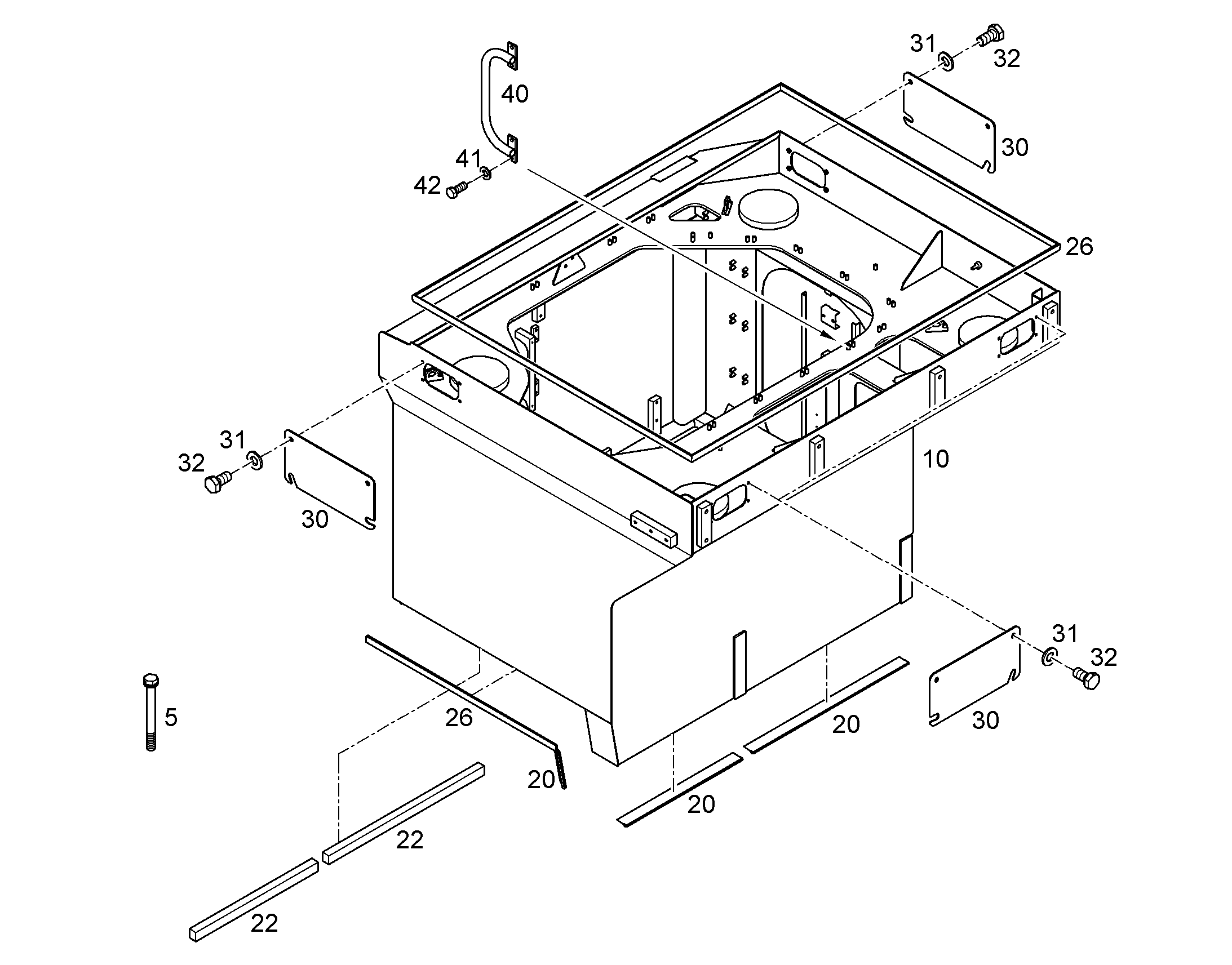 FIXING PARTS CAB ELEVATION 11851355 LIEBHERR