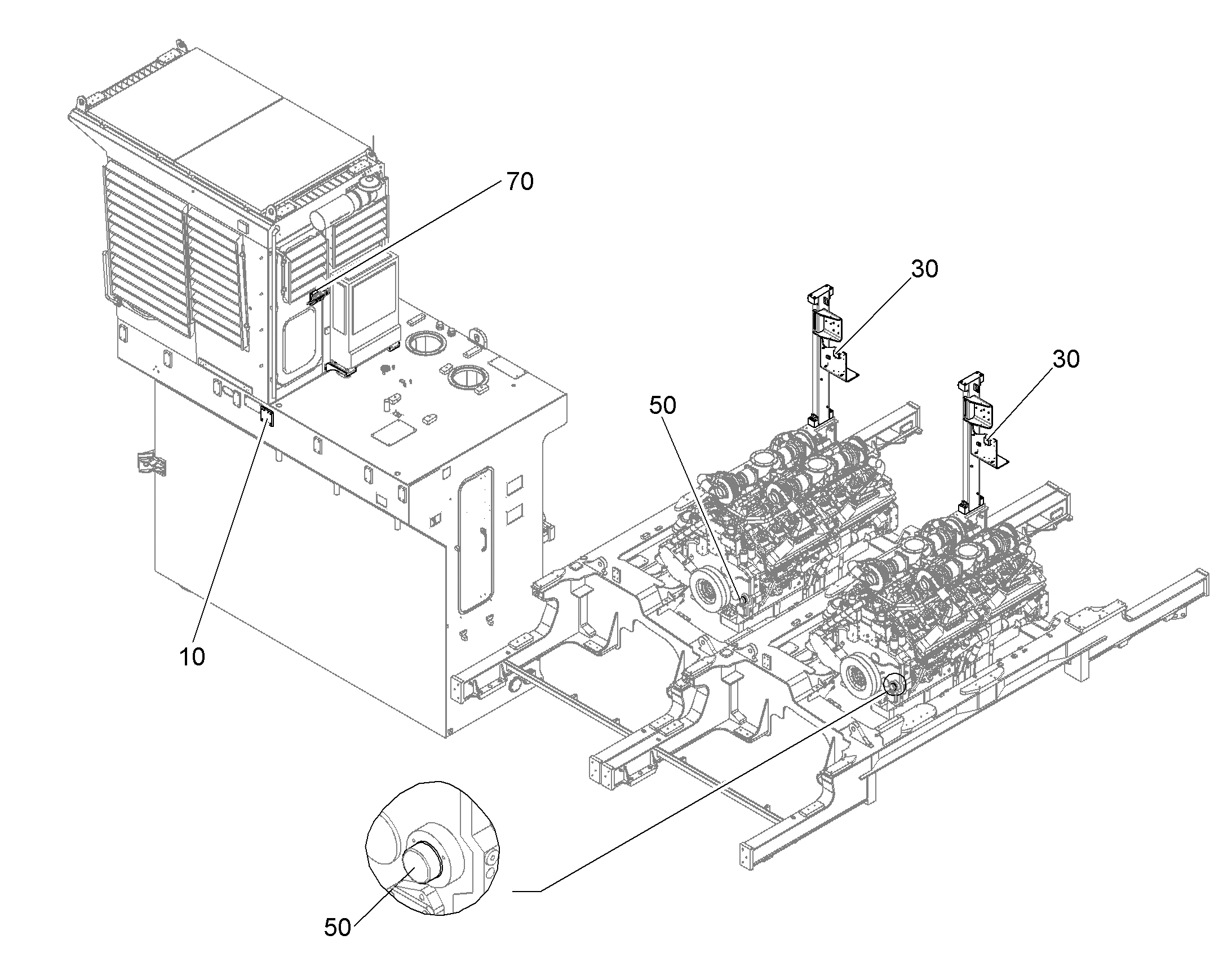 REPAIR KIT DOOR LOCK 11472270 LIEBHERR