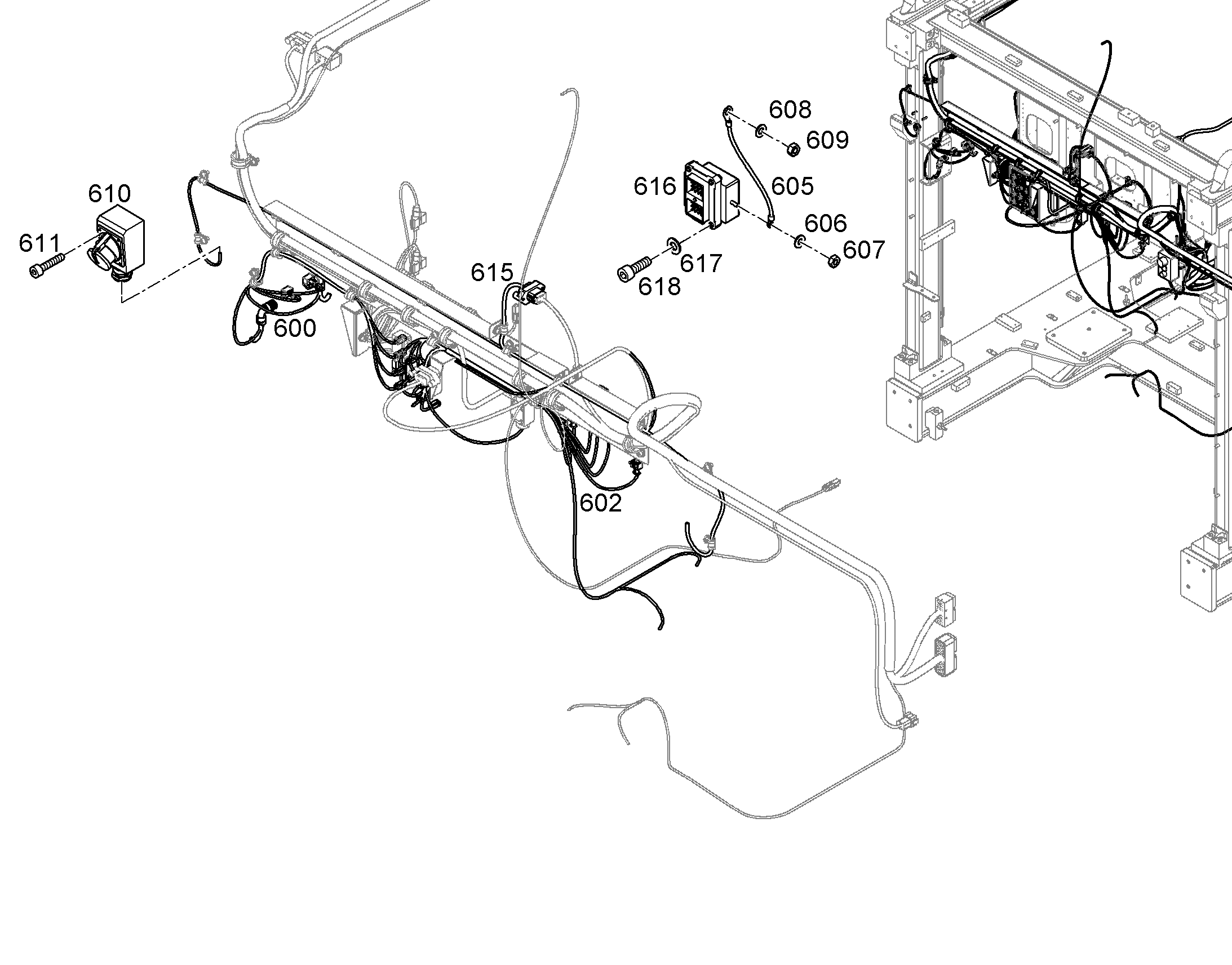 КОМПЛЕКТ КАБЕЛЕЙ 6205522 LIEBHERR